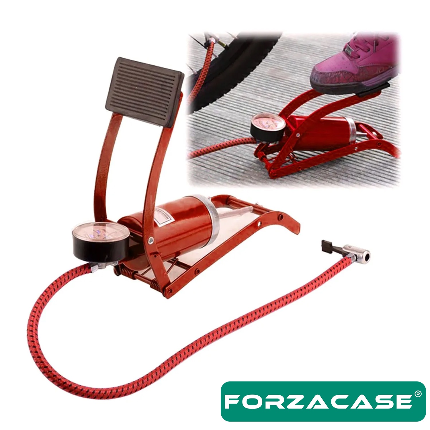 Forzacase%20100%20PSI%20Basınç%20Göstergeli%20Araba%20Bisiklet%20Motor%20Lastik%20Ayak%20Pompası%20-%20FC718