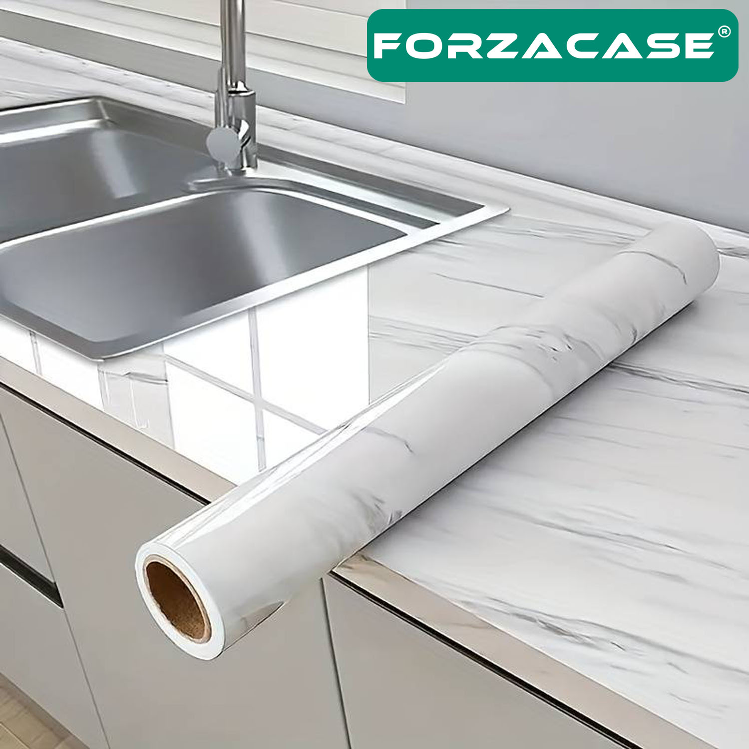 Forzacase%20Mermer%20Desenli%20Beyaz%20Folyo%20Kaplama%205%20Metre%20Tezgah%20Dolap%20Mutfak%20Kağıdı%20Yapışkanlı%20-%20FC736