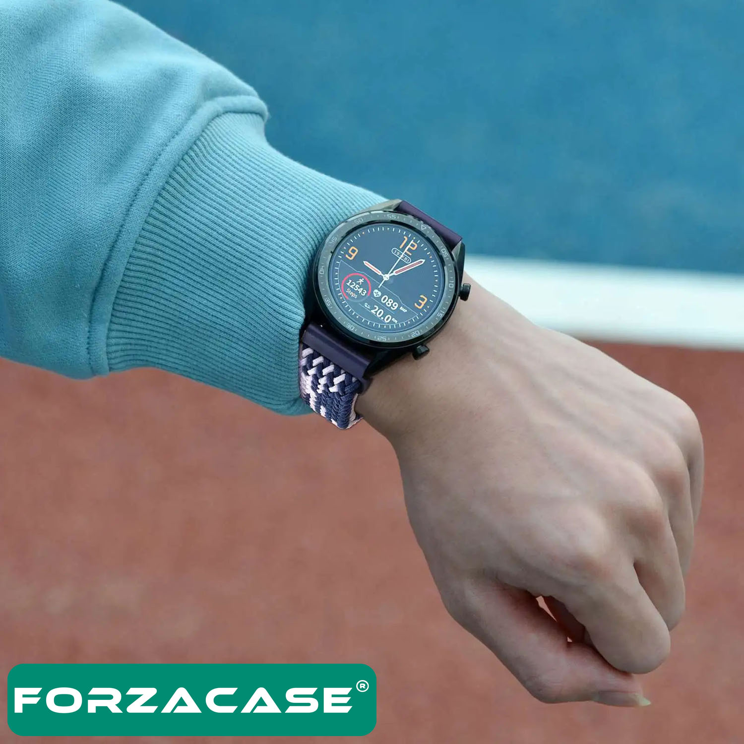 Forzacase%20Amazfit%20GTR%203%20/%20GTR%203%20Pro%20ile%20uyumlu%20Esnek%20Hasır%20Örgü%20Tokalı%20Kordon%20Kayış%20-%20FC739