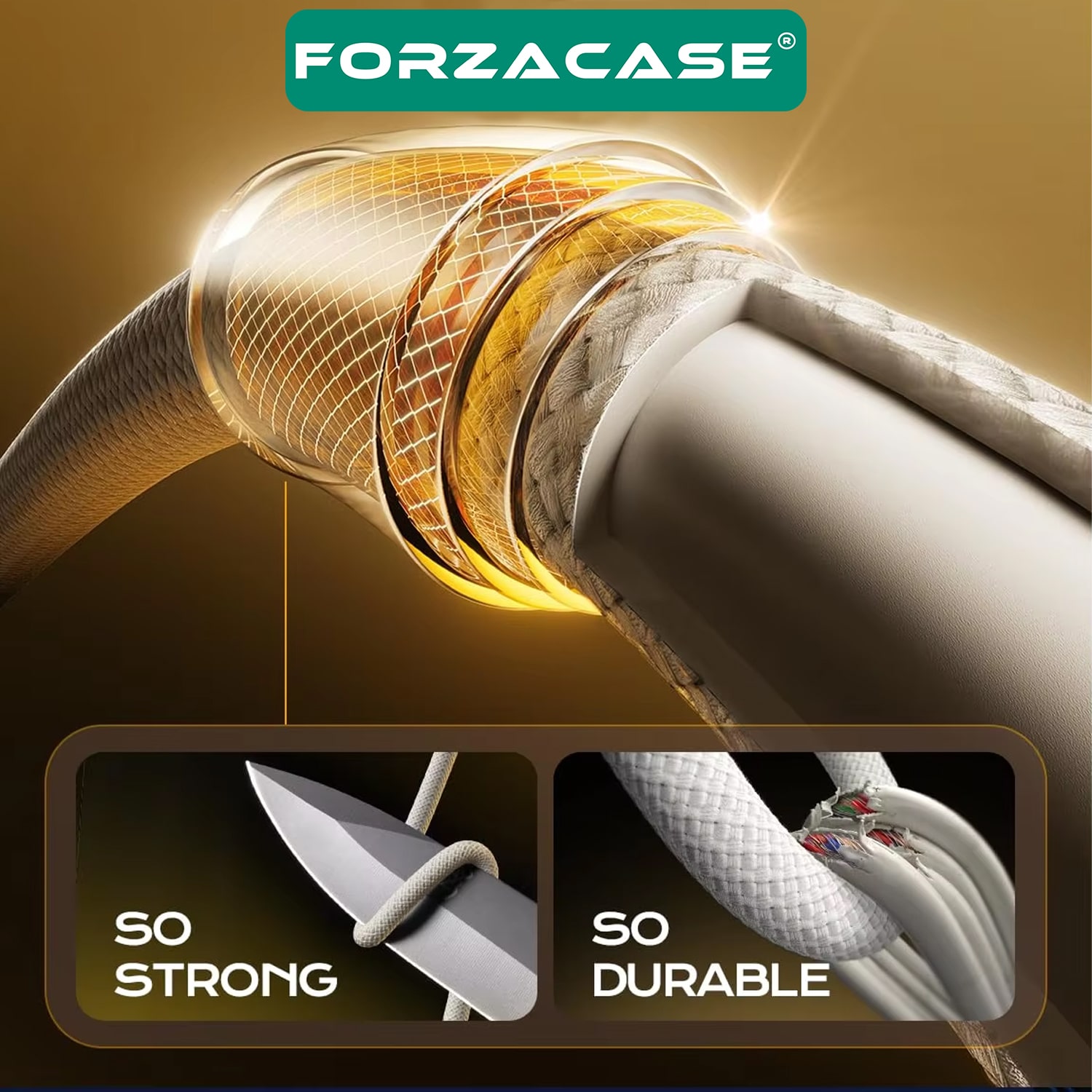 Forzacase%20Type-C%20to%20Type-C%203A%2060W%20PD%20Hızlı%20Şarj%20ve%20Data%20Kablosu%20Örgülü%201%20metre%20-%20FC740