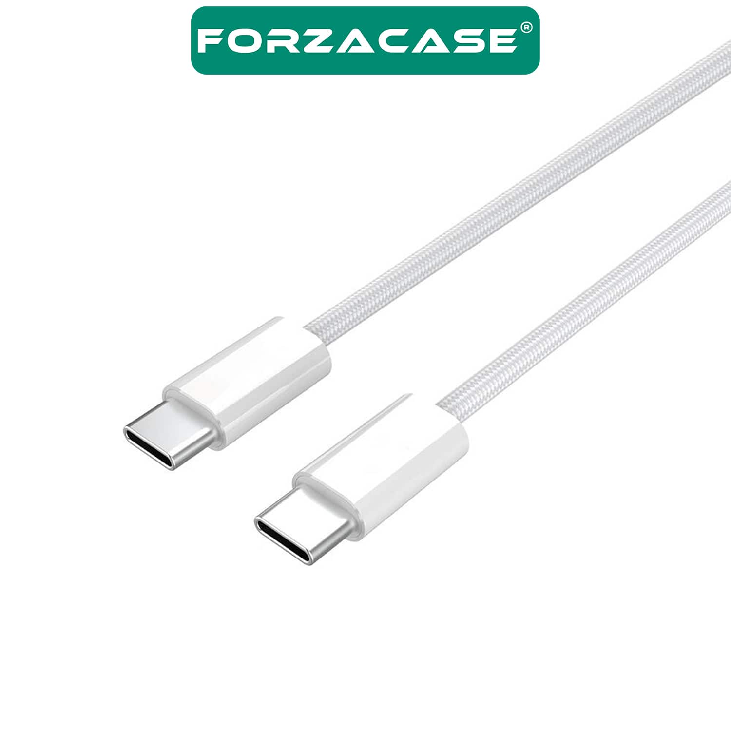 Forzacase%20Type-C%20to%20Type-C%203A%2060W%20PD%20Hızlı%20Şarj%20ve%20Data%20Kablosu%20Örgülü%201%20metre%20-%20FC740