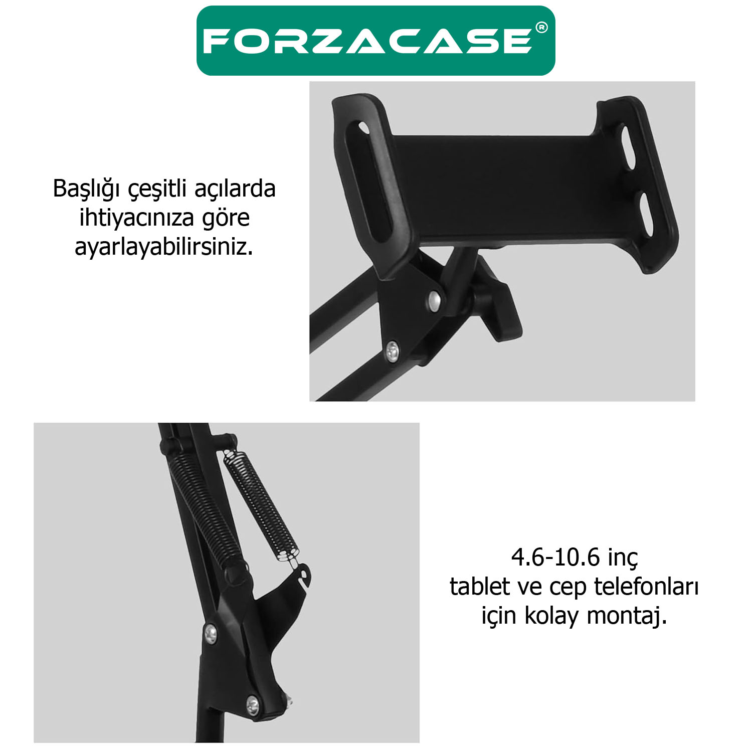 Forzacase%20Masaüstü%20360%20Derece%20Ayarlanabilir%20Akrobatik%20Tablet%20ve%20Telefon%20Tutucu%20Stand%20-%20FC759