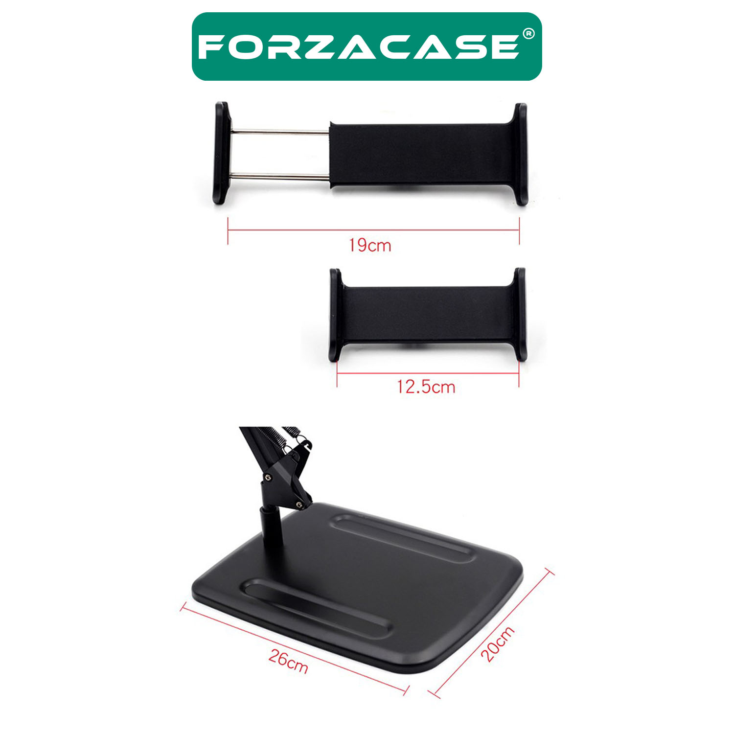 Forzacase%20Masaüstü%20360%20Derece%20Ayarlanabilir%20Akrobatik%20Tablet%20ve%20Telefon%20Tutucu%20Stand%20-%20FC759