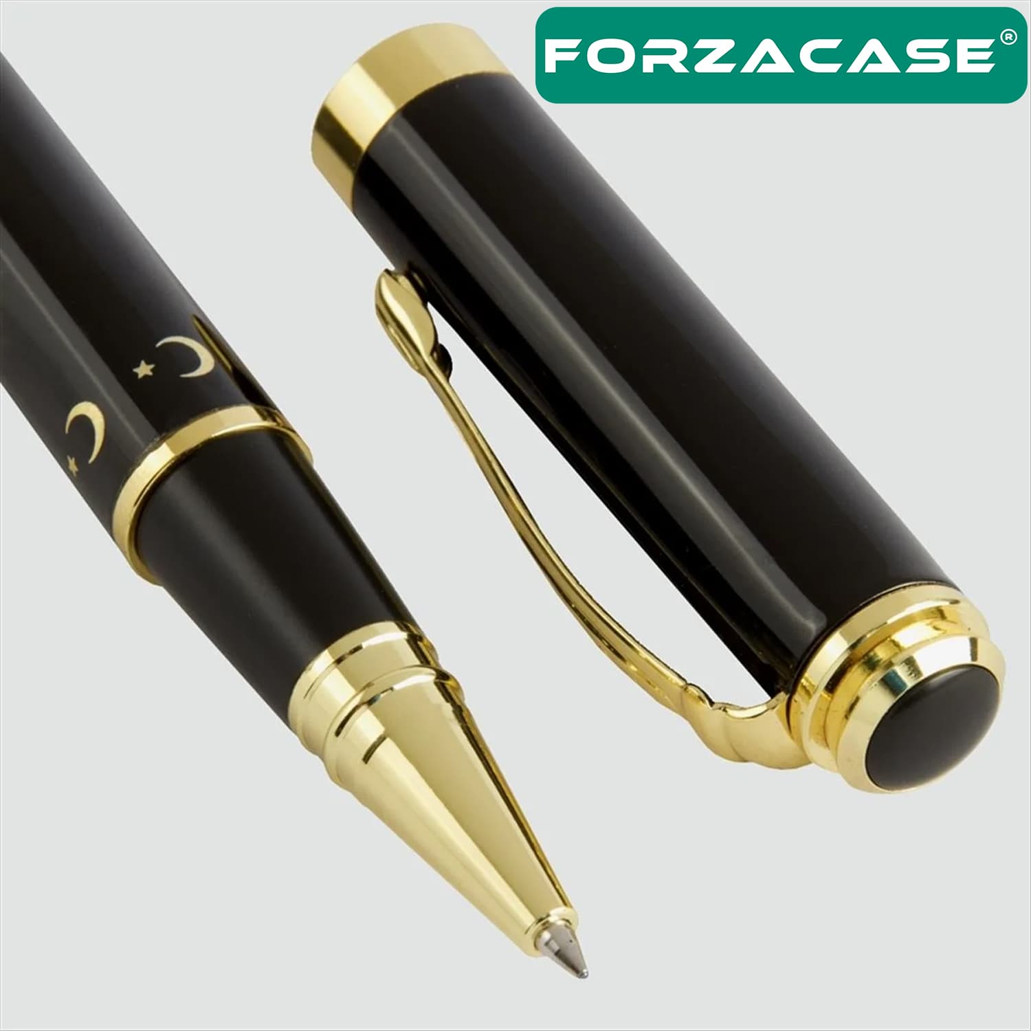 Forzacase%20Atatürk%20İşlemeli%20Kutulu%20Metal%20Roller%20Kalem%20Siyah%20Gold%20-%20FC761