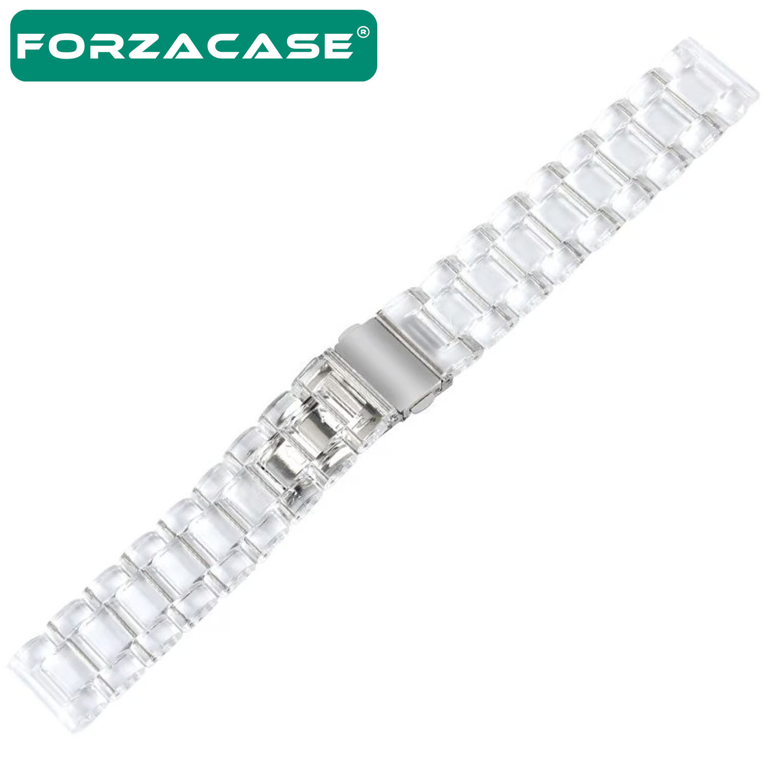 Forzacase%20Huawei%20Watch%20GT%202e%20ile%20uyumlu%20Transparan%20Şeffaf%20Baklalı%20Kordon%20Kayış%20-%20FC763