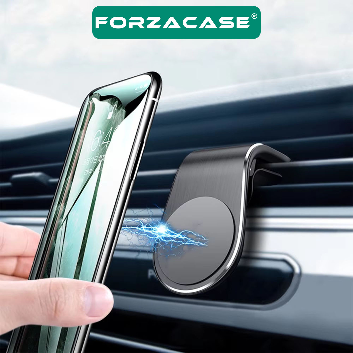 Forzacase%20Güçlendirilmiş%20Mıknatıslı%20Izgaralıktan%20Mandallı%20Araç%20Içi%20Telefon%20Tutucu%20-%20FC773