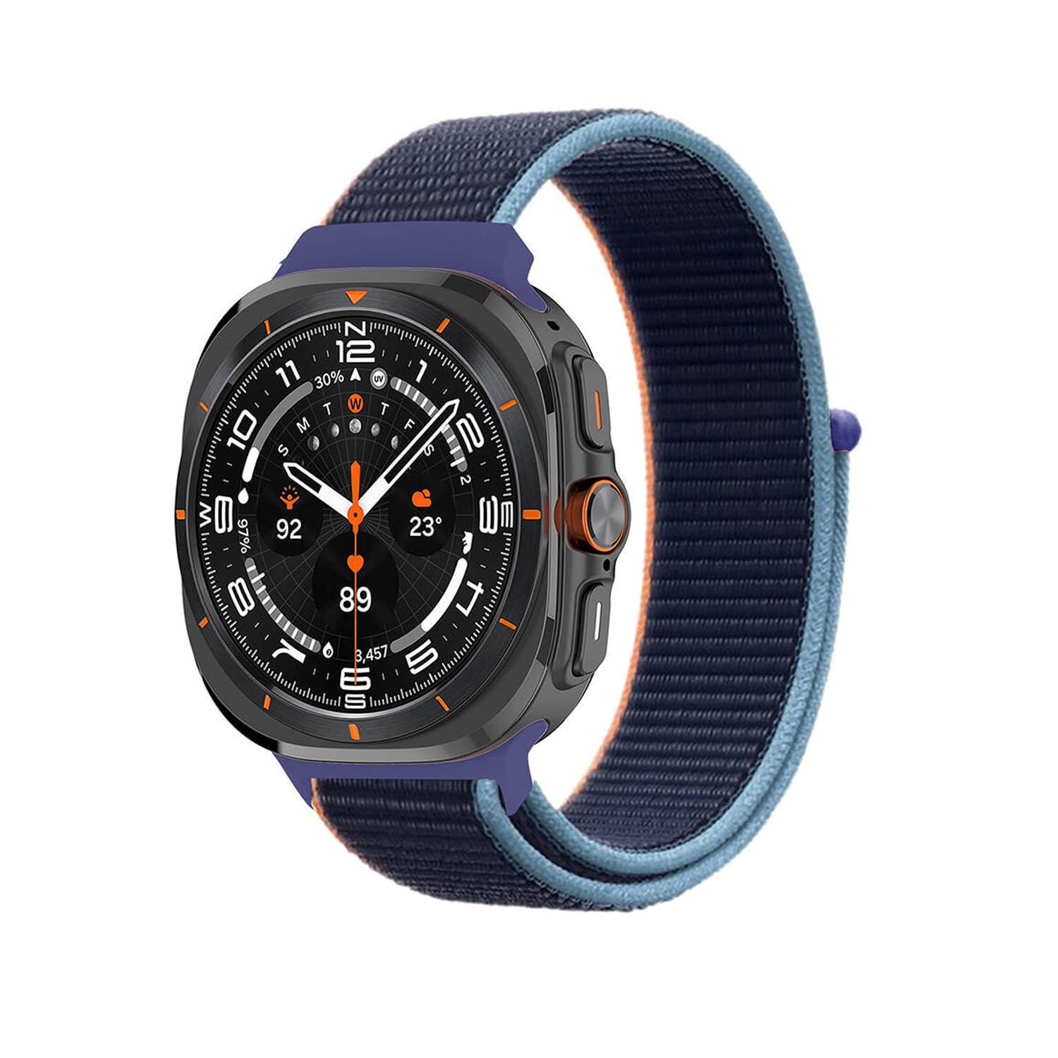 Forzacase%20Samsung%20Galaxy%20Watch%207%20Ultra%20için%20Esnek%20Hasır%20Örgü%20Kordon%20Kayış%20-%20FC782