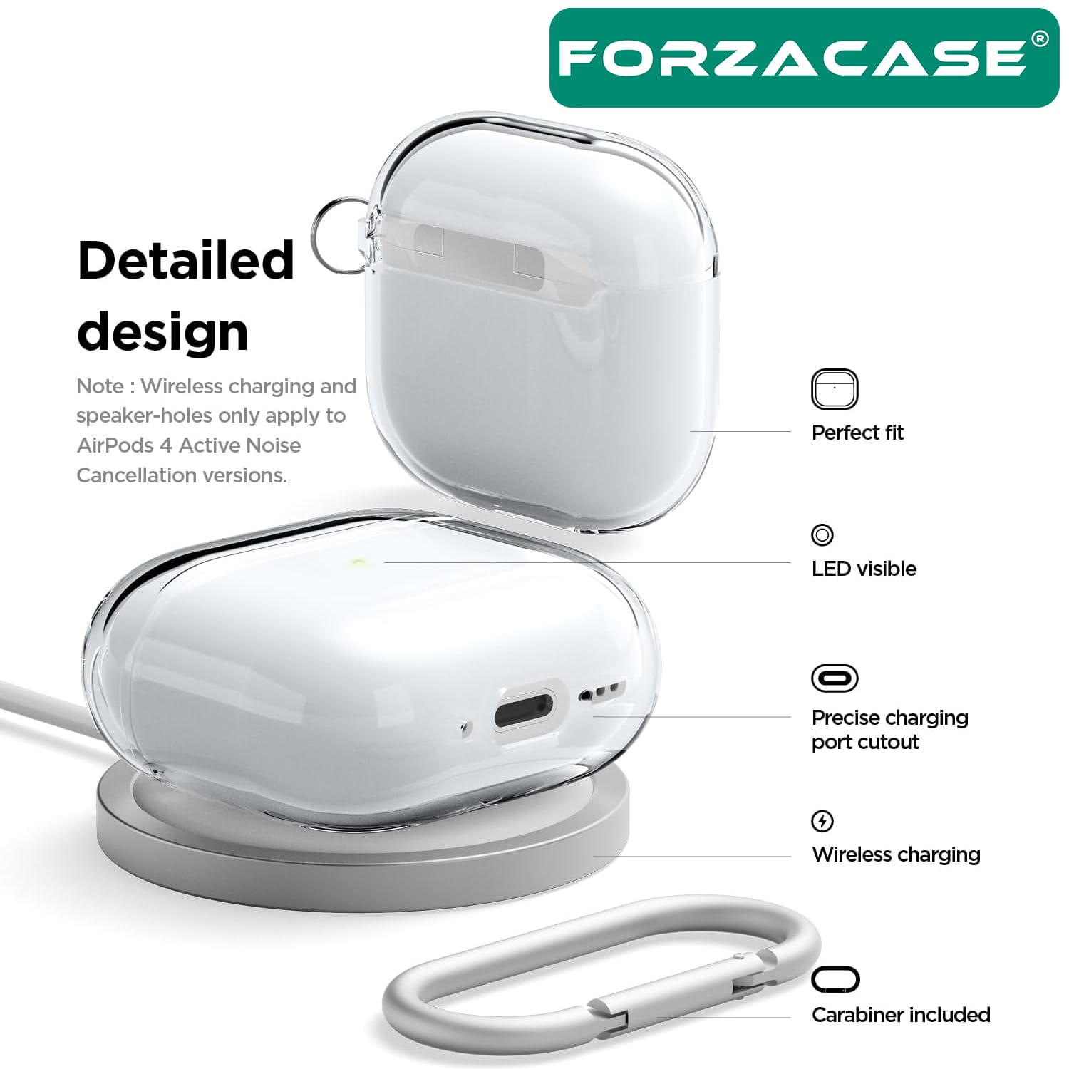 Forzacase%20Airpods%204%20uyumlu%20Şeffaf%20Anahtar%20Askılıklı%20Bluetooth%20Kulaklık%20Kılıfı%20-%20FC792