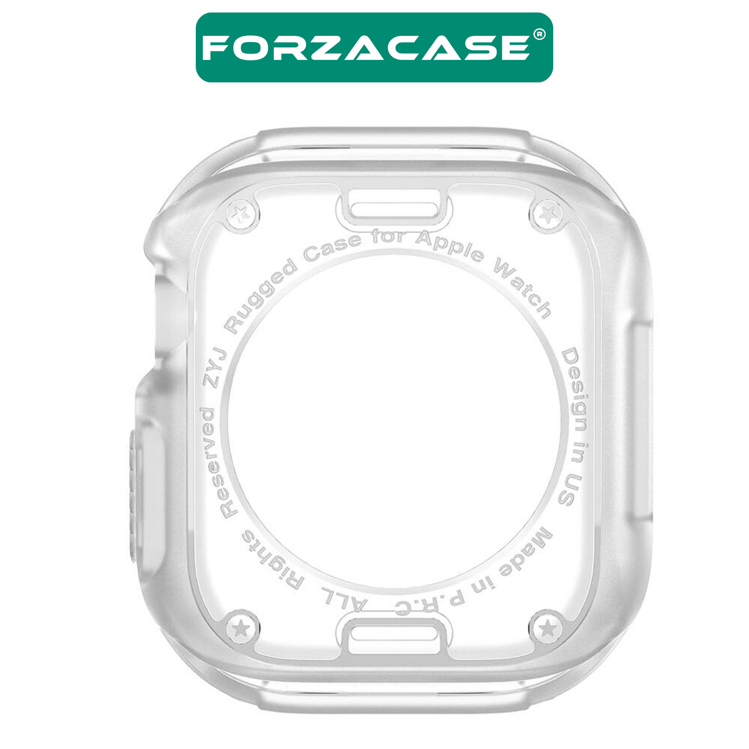 Forzacase%20Apple%20Watch%2010%2046mm%20ile%20uyumlu%20Önü%20Açık%20Armor%20Silikon%20TPU%20Kasa%20Koruyucu%20Kılıf%20-%20FC794