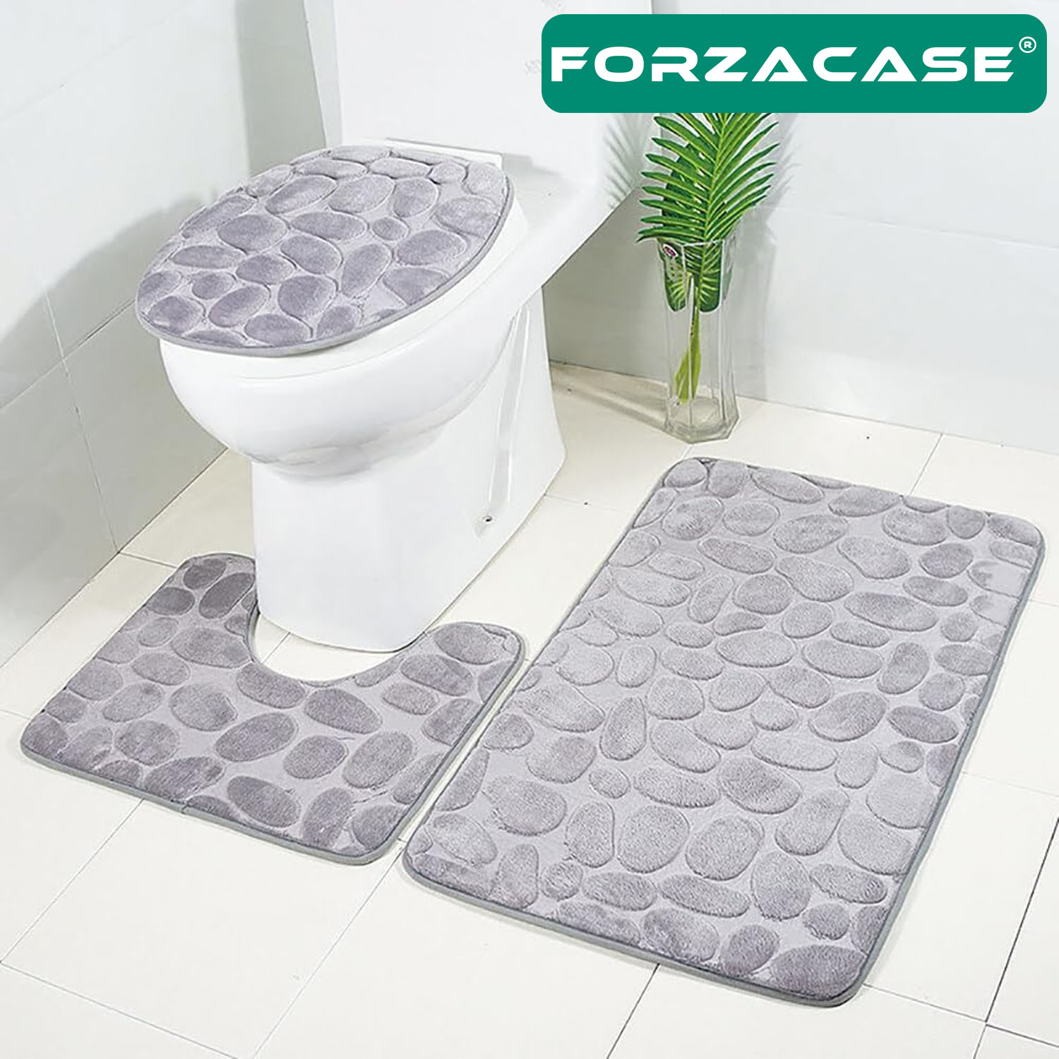 Forzacase%20Küvet%20Klozet%20Önü%20ve%20Üstü%203%20Parça%20Kaymaz%20Hafızalı%20Köpük%20Banyo%20Paspası%20-%20FC795