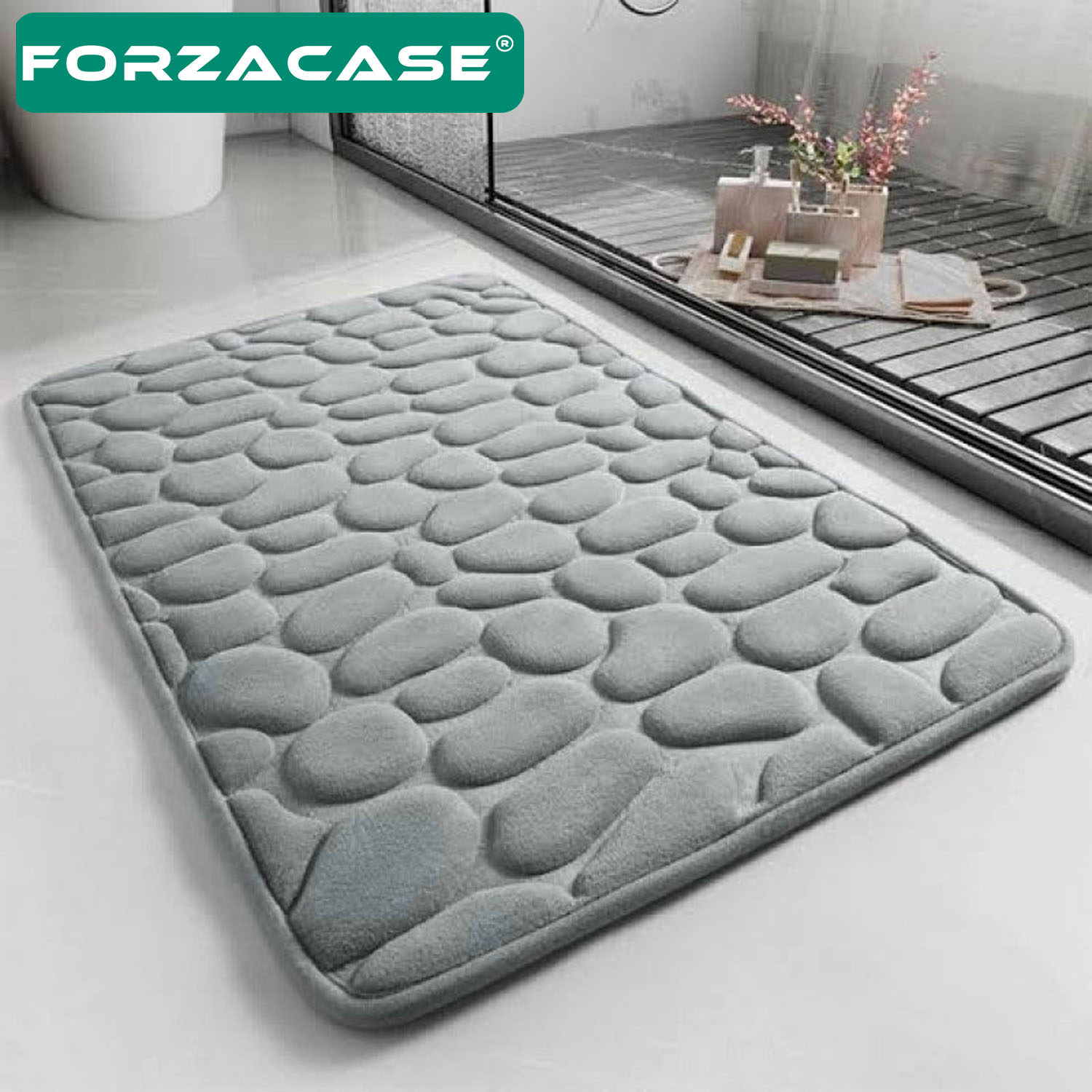 Forzacase%20Kaymaz%20Taban%20Hafızalı%20Köpük%20Banyo%20Paspası%20-%20FC796