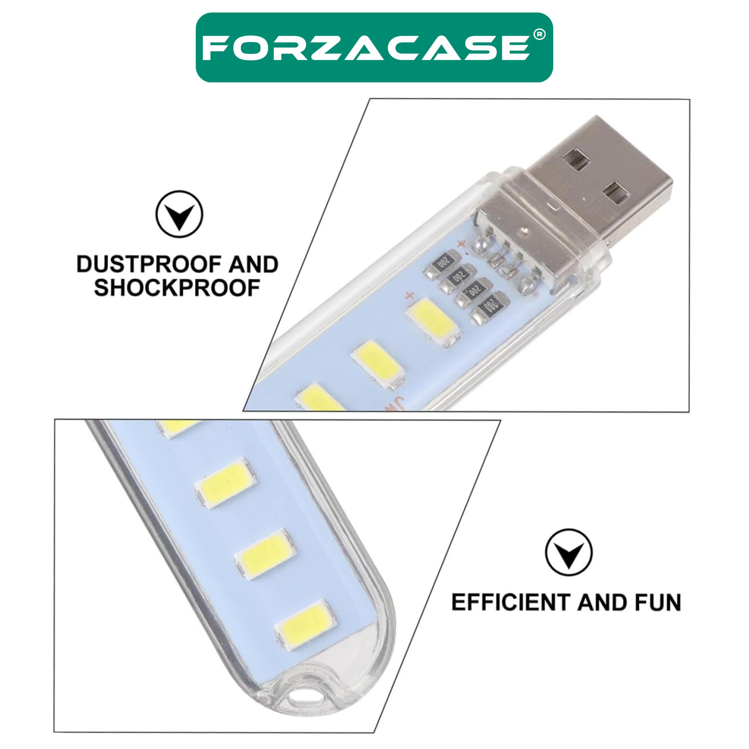 Forzacase%20Taşınabi̇li̇r%208%20Ledli̇%20Flash%20USB%20LED%20Işık%20Kitap%20Okuma%20Gece%20Lambası%20-%20FC805