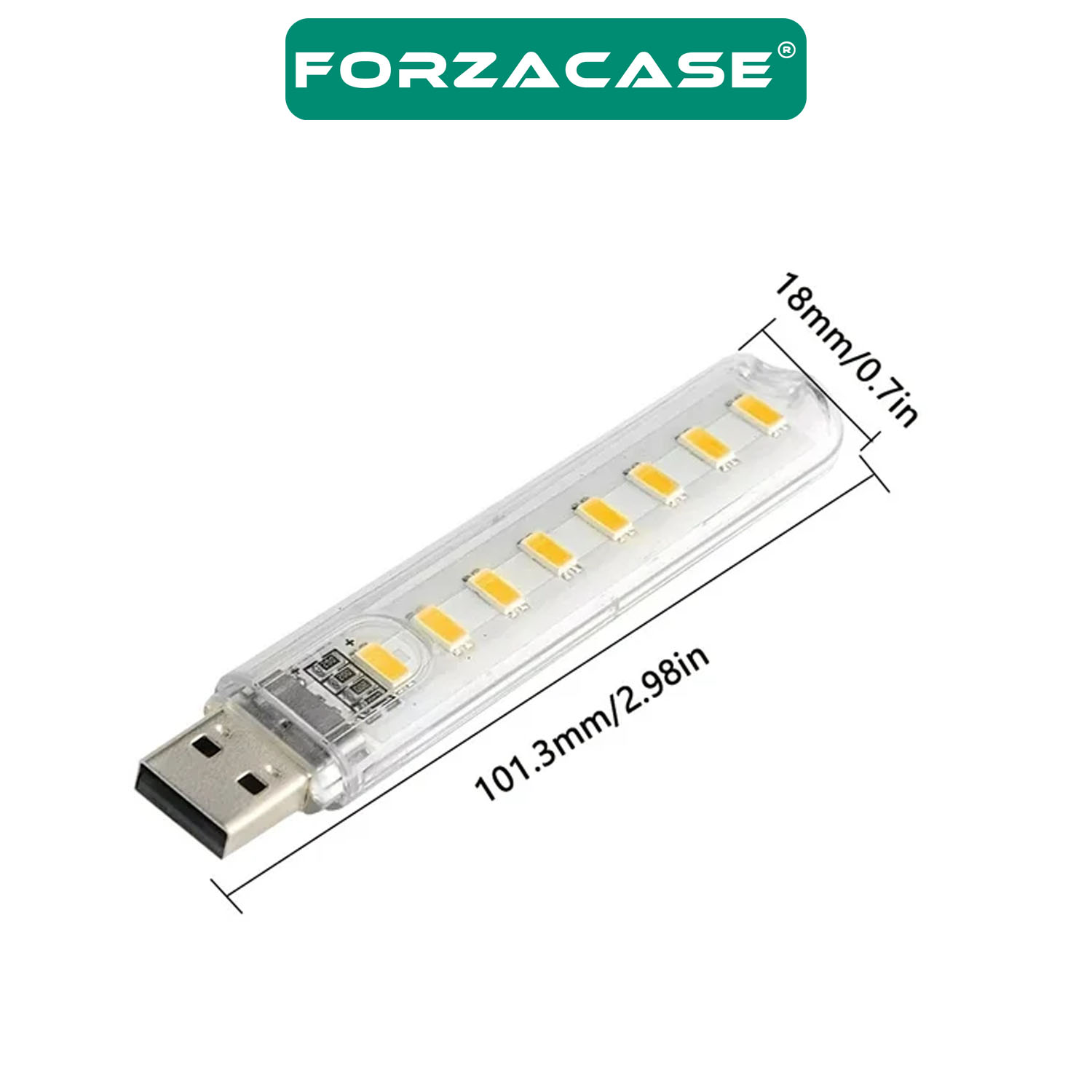 Forzacase%20Taşınabi̇li̇r%208%20Ledli̇%20Flash%20USB%20LED%20Işık%20Kitap%20Okuma%20Gece%20Lambası%20-%20FC805