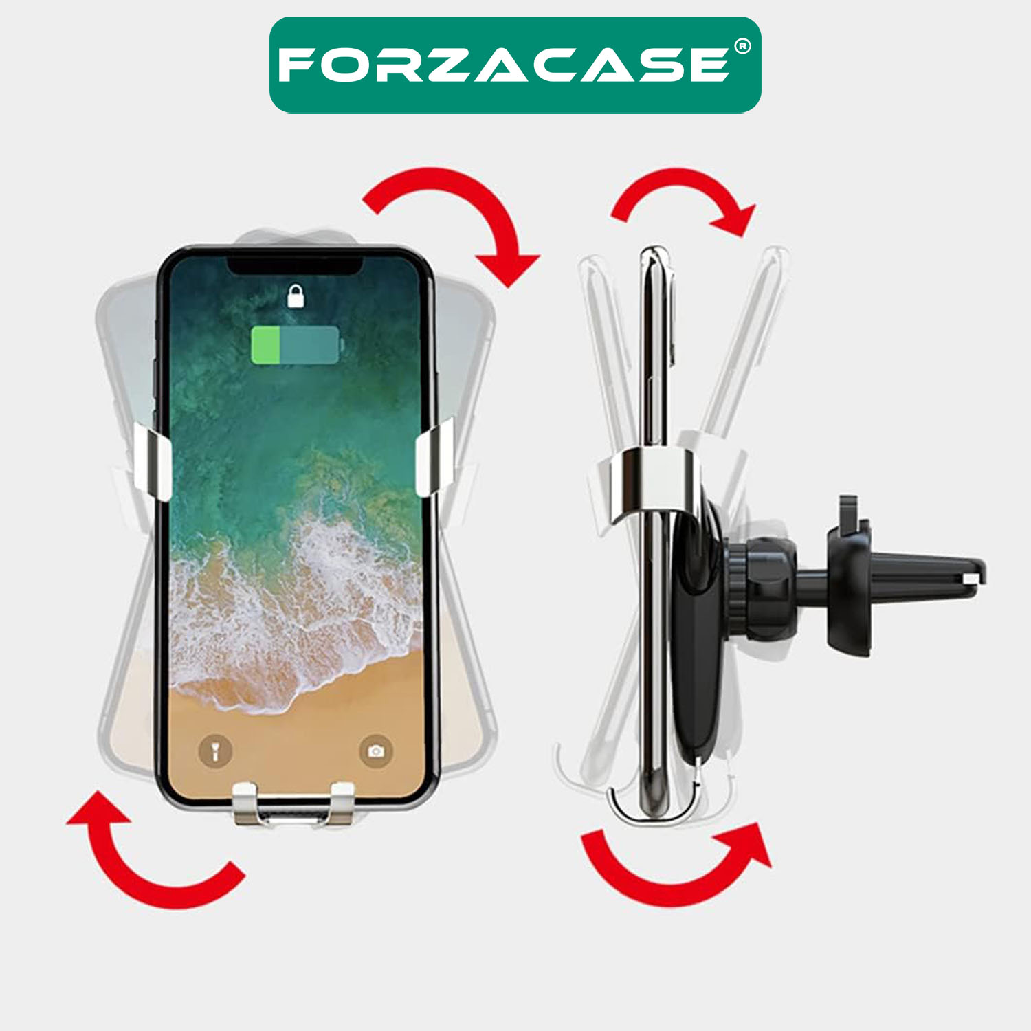 Forzacase%20360%20Derece%20Dönebilen%20Havalandırmadan%20Bağlantılı%203%20Kollu%20Araç%20İçi%20Telefon%20Tutucu%20-%20FC806