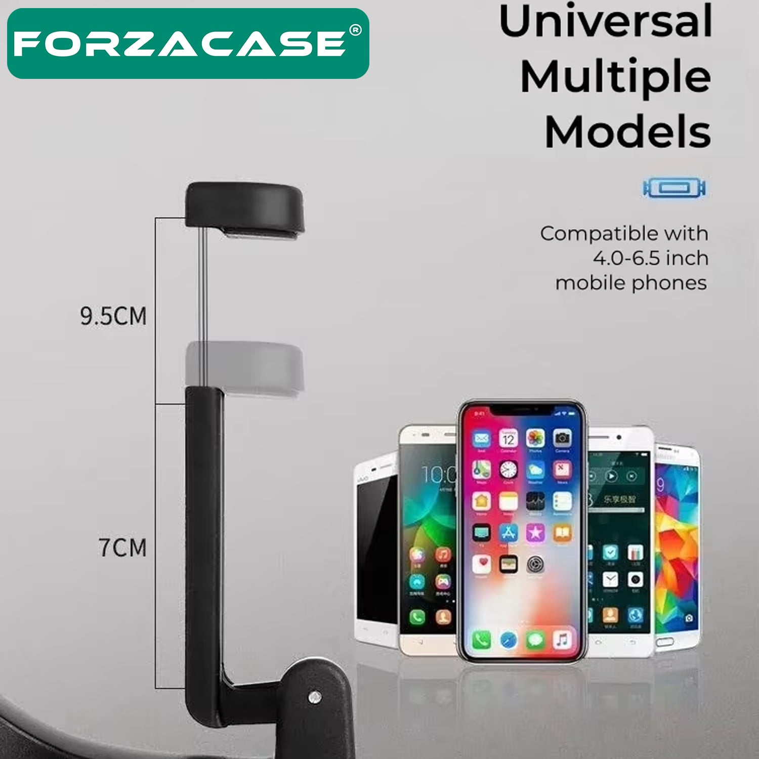 Forzacase%20Araç%20İçi%20Koltuk%20Arkası%20Ayarlanabilir%20Eşya%20Telefon%20Tutucu%20-%20FC807