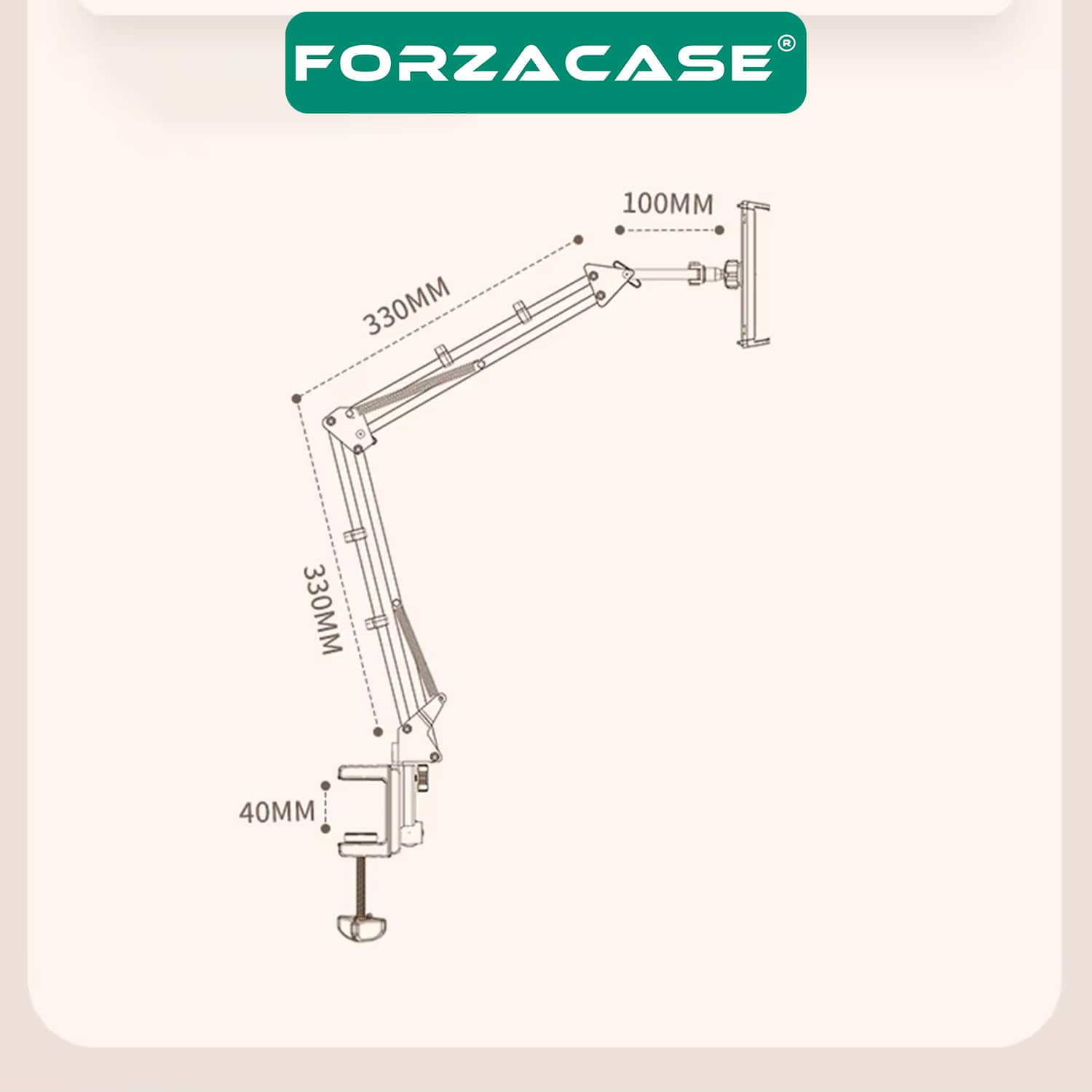 Forzacase%20Masaüstü%20360%20Derece%20Ayarlanabilir%20Akrobatik%20Tablet%20ve%20Telefon%20Tutucu%20Stand%20-%20FC808