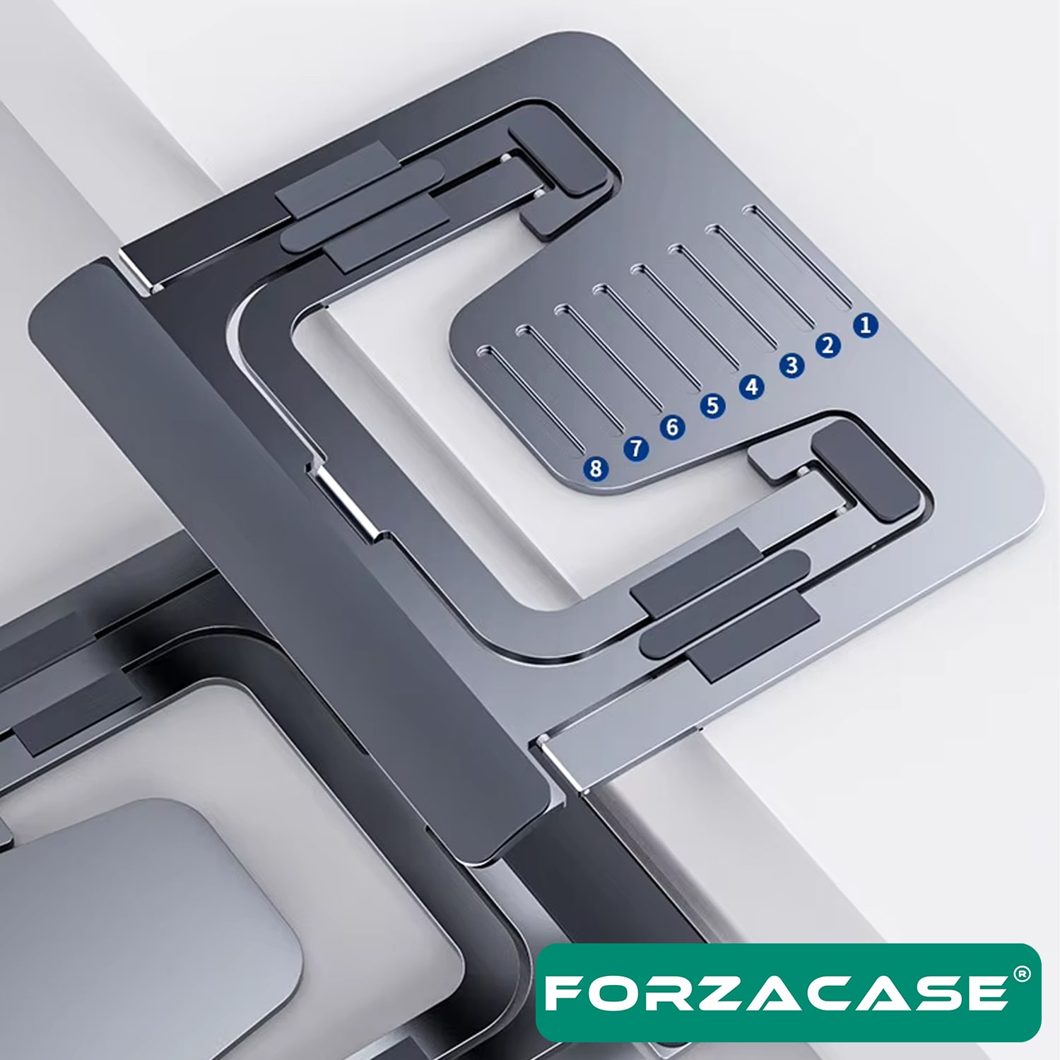 Forzacase%208-13’’%20Ayarlanabilir%20Katlanabilir%20Metal%20Masaüstü%20Telefon%20Tablet%20Standı%20-%20FC809