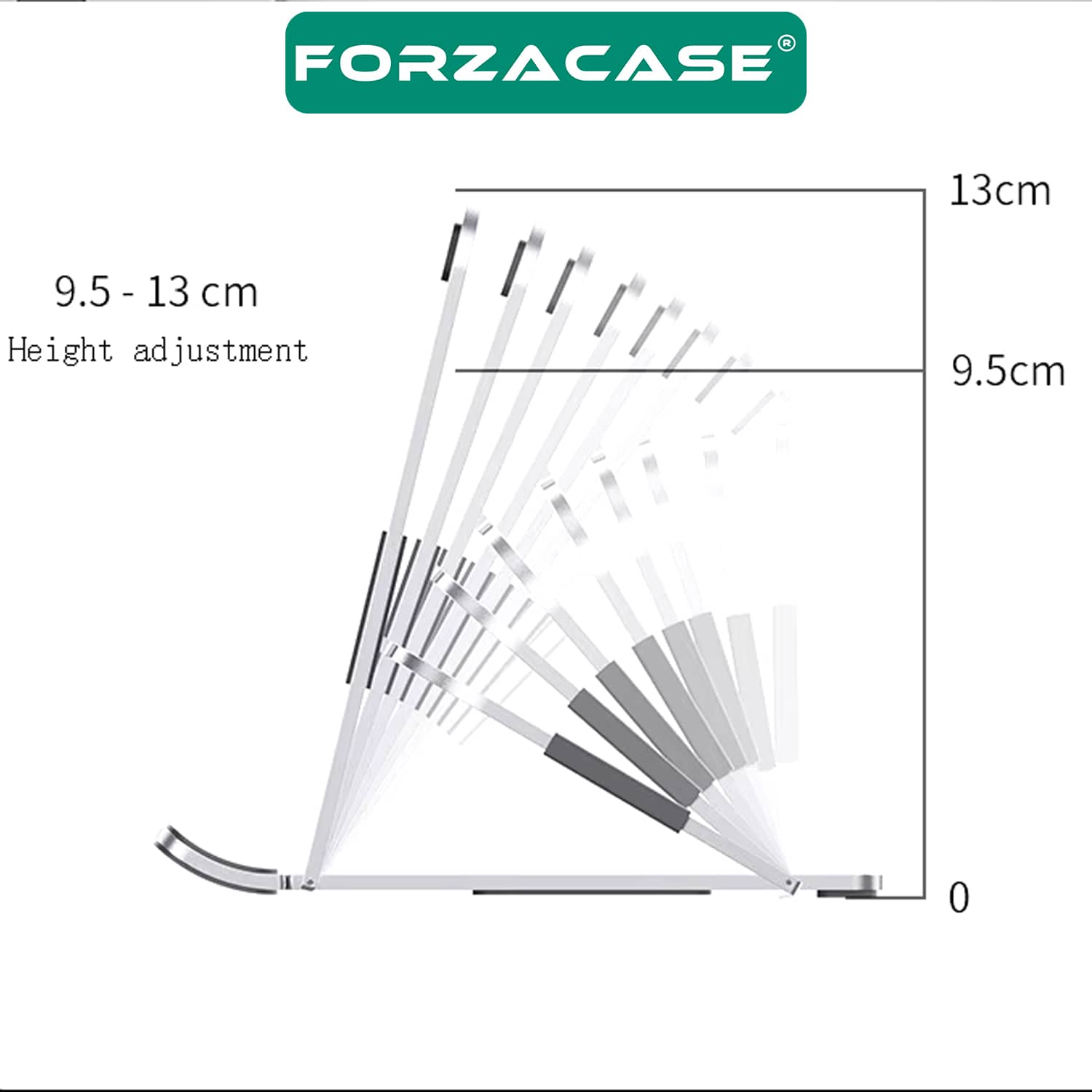 Forzacase%208-13’’%20Ayarlanabilir%20Katlanabilir%20Metal%20Masaüstü%20Telefon%20Tablet%20Standı%20-%20FC809