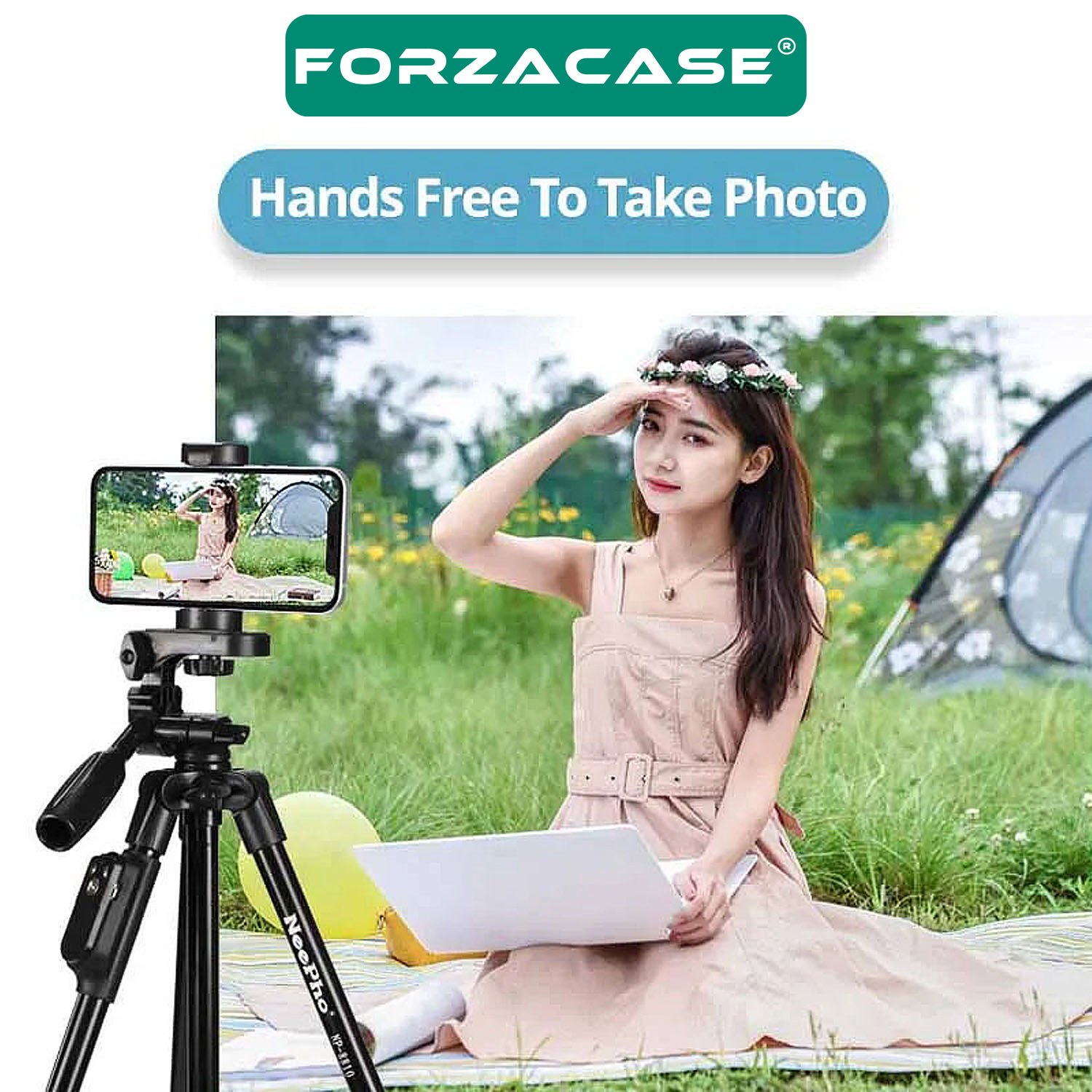 Forzacase%20150%20cm%20Bluetooth%20Kumandalı%20Profesyonel%20Kamera%20DSLR%20Telefon%20Tutuculu%20Çantalı%20Tripod%20-%20FC813