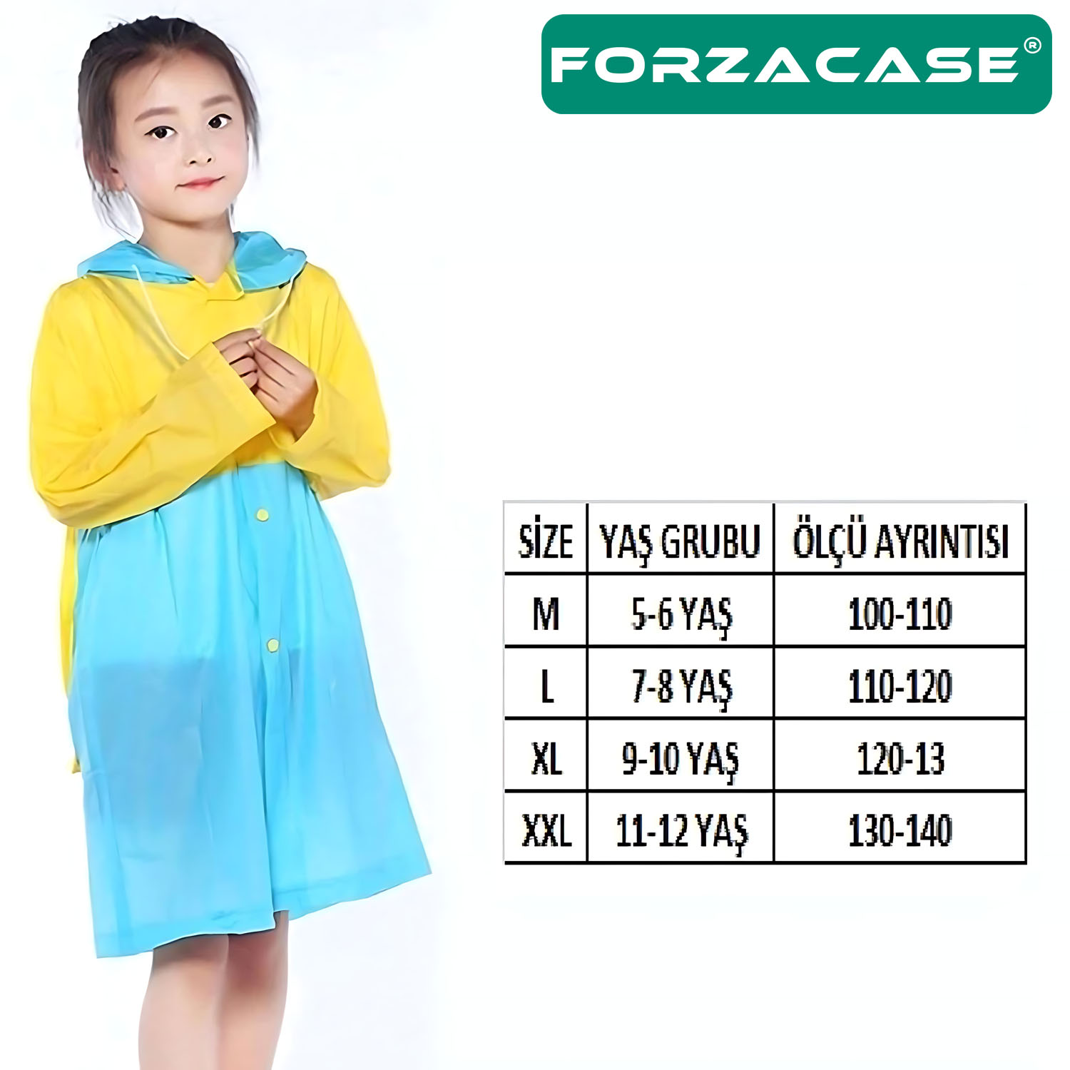 Forzacase%209-10%20Yaş%20Çocuklar%20İçin%20Okul%20Yağmurluğu%20Çanta%20Korumalı%20XLarge%20Beden%20-%20FC820