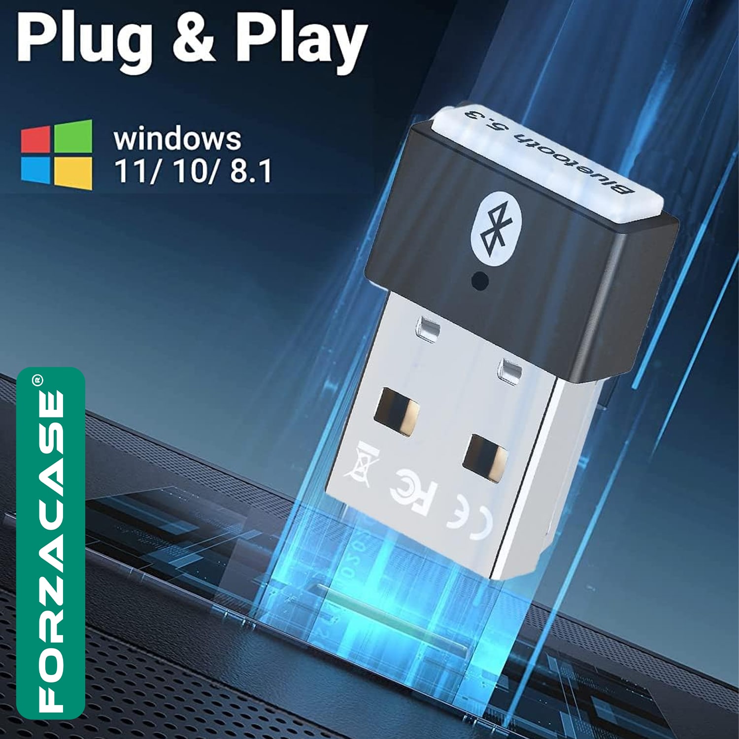 Forzacase%20Mini%20v5.3%20USB%20Bluetooth%20Dongle%205.3%20Bluetooth%20Adaptör%20-%20FC827