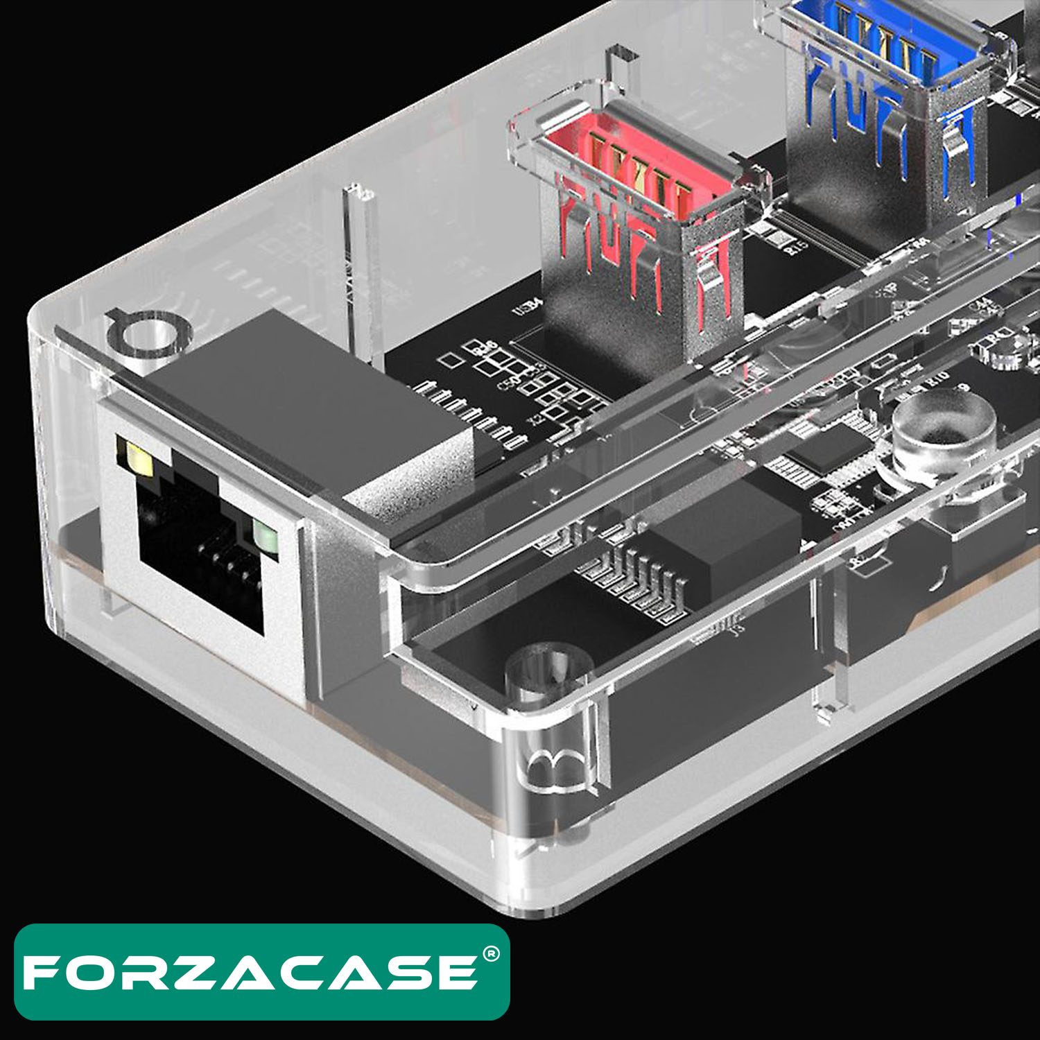 Forzacase%20Type-C%20to%204%20Port%20USB%20Çoğaltıcı%20+%201%20Port%20Ethernet%20Switch%20Hub%20Adaptör%20-%20FC829