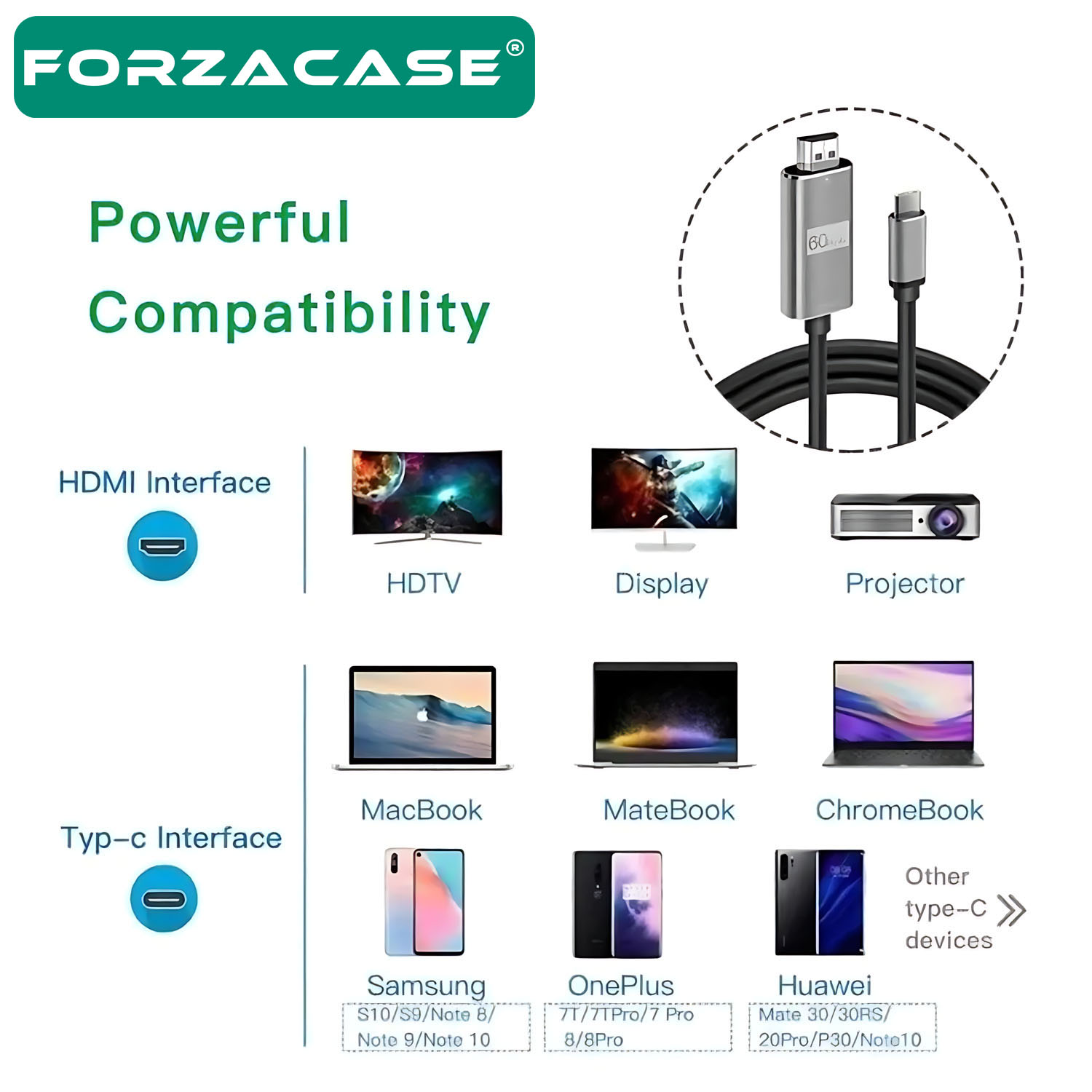 Forzacase%20Type-C%204K%20Ultra%20Full%20HD%2060Hz%20HDTV%20Görüntü%20Aktarım%20Kablosu%20Macbook%20Telefon%20uyumlu%20-%20FC832