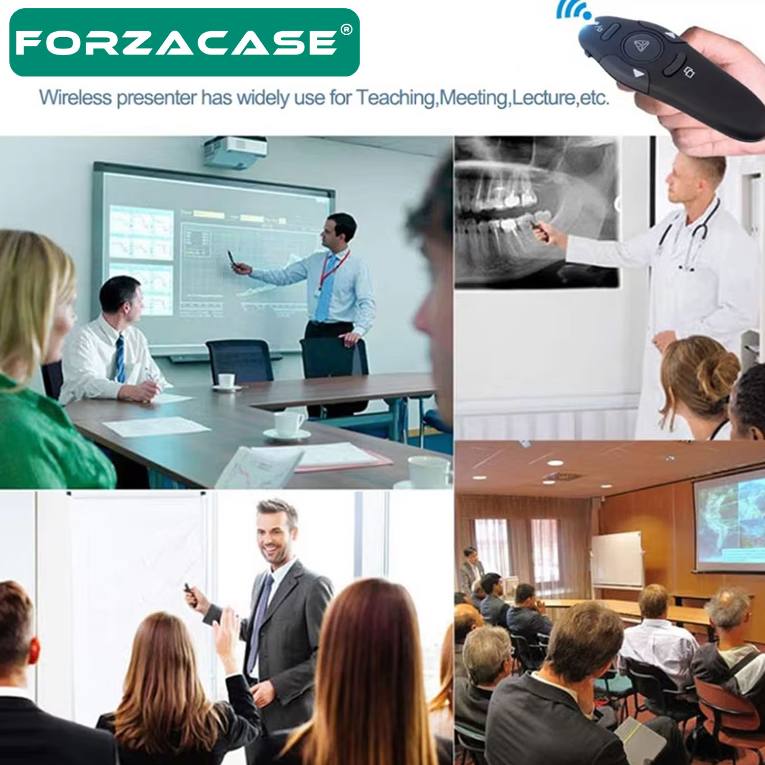 Forzacase%202.4%20GHz%20Kablosuz%20Sunum%20Kumandası%20Sunum%20Slayt%20Kumandası%2015%20Metre%20Çekim%20Mesafeli%20-%20FC835