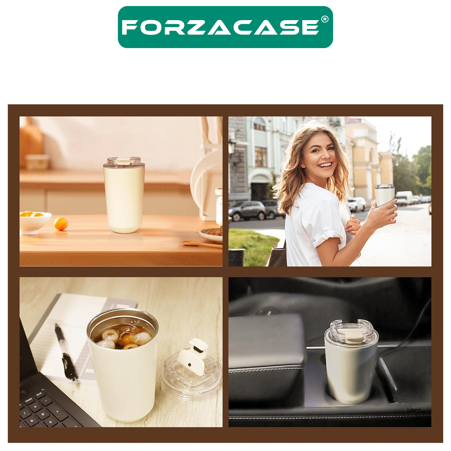 Forzacase%20Çift%20Katmanlı%20Paslanmaz%20Çelik%20240ml%206%20Saat%20Sıcak%20Soğuk%20Tutan%20Bardak%20Termos%20Mug%20-%20FC845