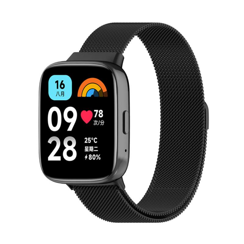 Forzacase%20Xiaomi%20Redmi%20Watch%203%20Active%20ile%20uyumlu%20Metal%20Mıknatıslı%20Kordon%20Kayış%20-%20FC850