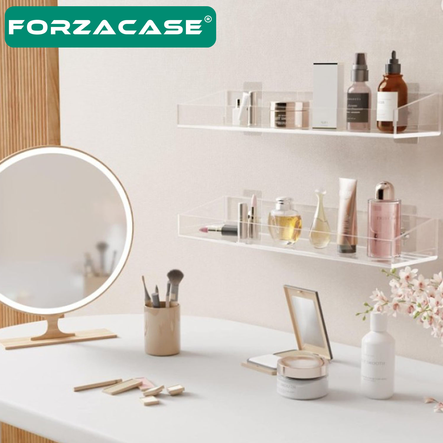 Forzacase%202%20Adet%20Yapışkan%20Monteli%20Şık%20ve%20Minimalist%20Tasarımlı%20Akrilik%20Şeffaf%20Duvar%20Banyo%20Mutfak%20Rafı%20FC857