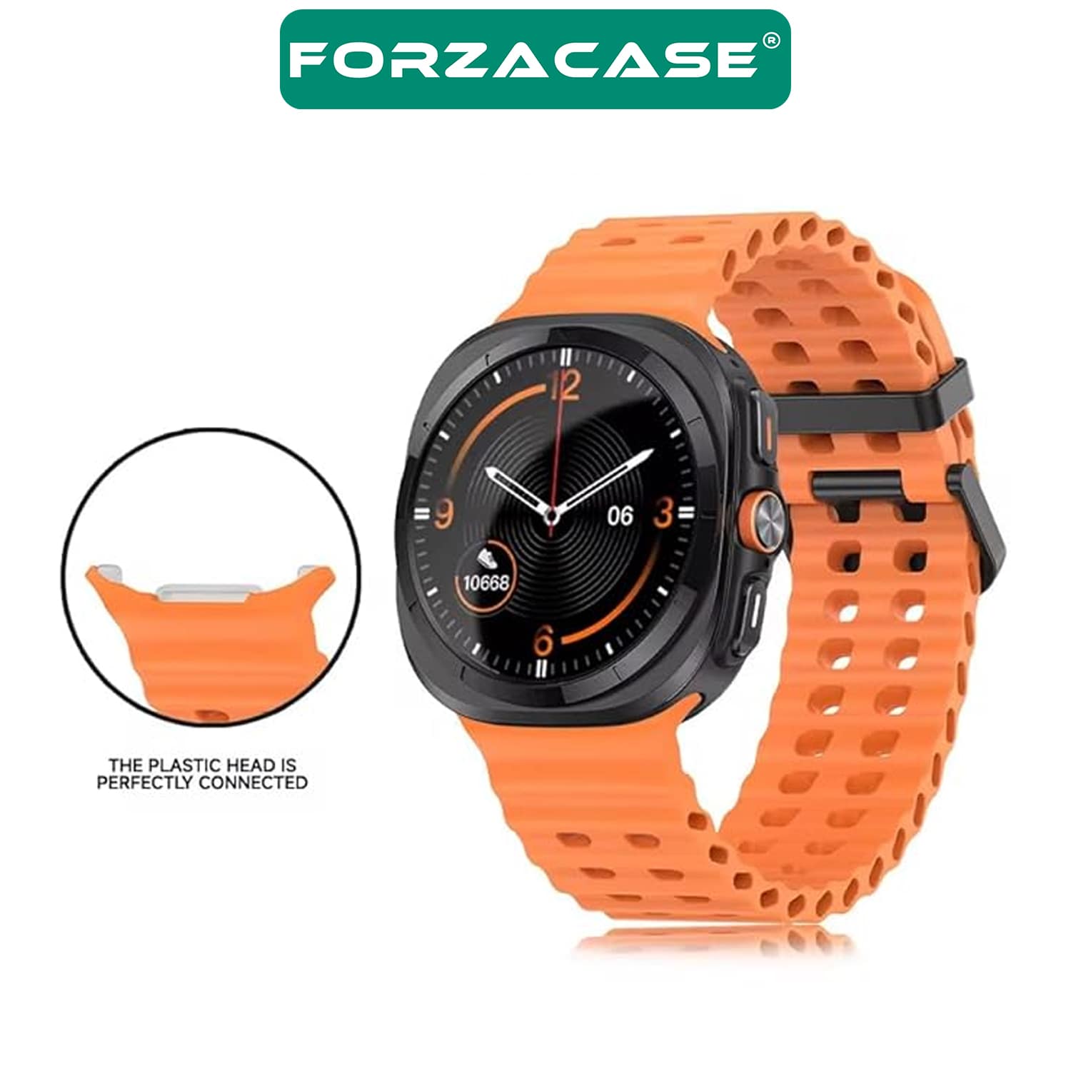 Forzacase%20Samsung%20Galaxy%20Watch%207%20Ultra%2047mm%20ile%20uyumlu%20Delikli%20Oluklu%20Silikon%20Kordon%20Kayış%20-%20FC863