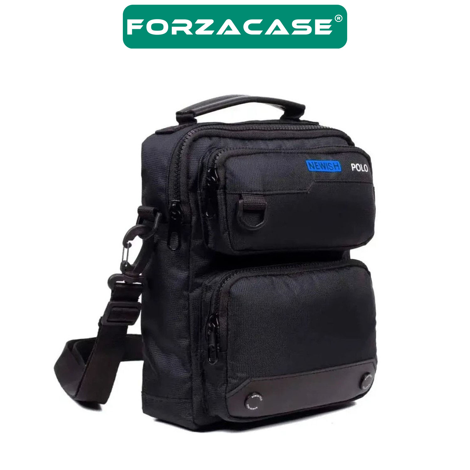 Forzacase%20Imperteks%20Kumaş%20Su%20Geçirmez%20El%20ve%20Omuz%20Çantası%20Çok%20Fonksiyonlu%20Unisex%20Çanta%20Lacivert%20FC867