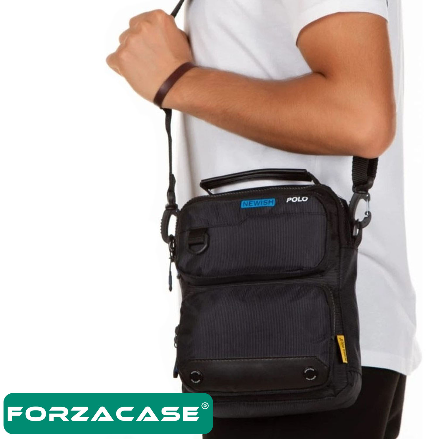 Forzacase%20Imperteks%20Kumaş%20Su%20Geçirmez%20El%20ve%20Omuz%20Çantası%20Çok%20Fonksiyonlu%20Unisex%20Çanta%20Lacivert%20FC867