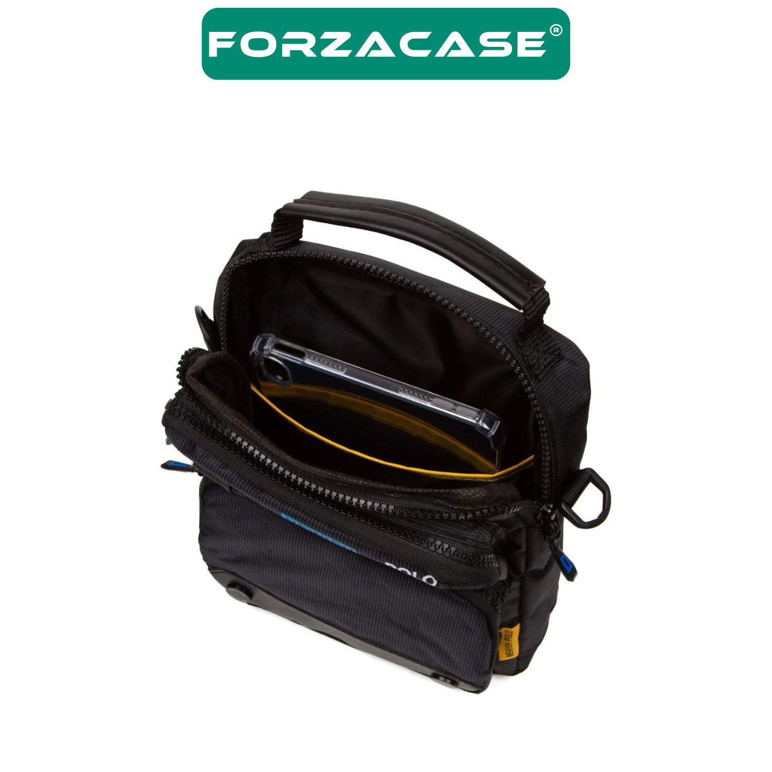 Forzacase%20Imperteks%20Kumaş%20Su%20Geçirmez%20El%20ve%20Omuz%20Çantası%20Çok%20Fonksiyonlu%20Unisex%20Çanta%20Lacivert%20FC867