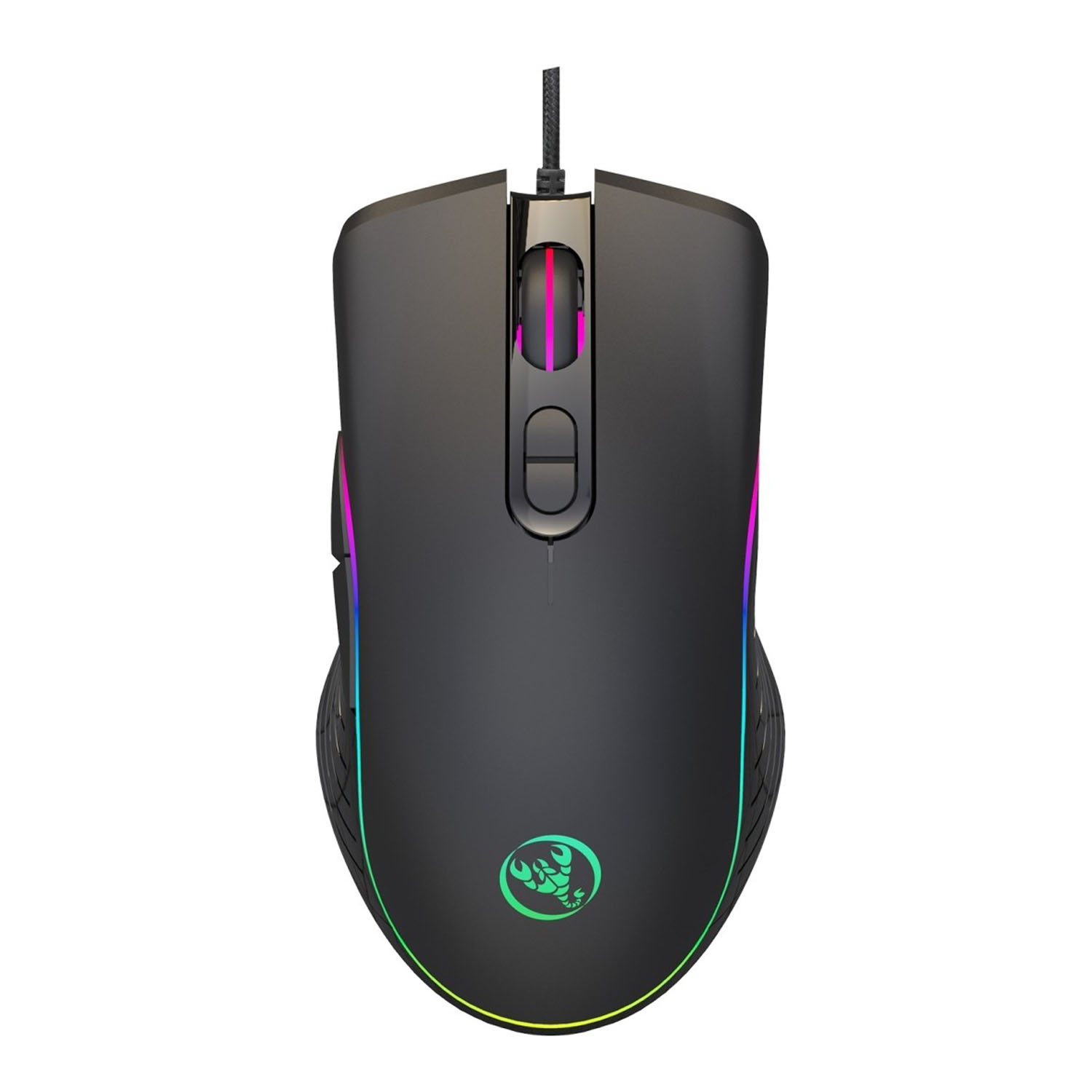 Forzacase%20RGB%20Işıklı%20Örgü%20Kablolu%207200%20DPI%20Makrolu%207%20Tuş%20Gaming%20Oyuncu%20Mouse%20-%20FC872