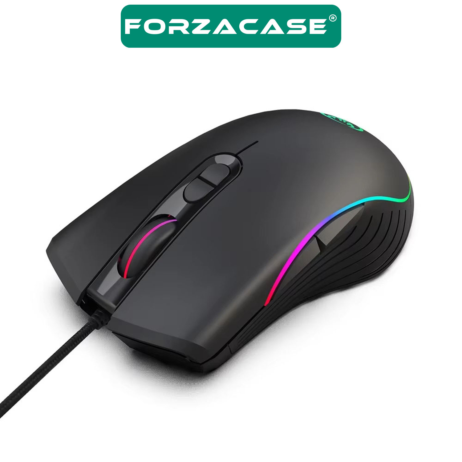 Forzacase%20RGB%20Işıklı%20Örgü%20Kablolu%207200%20DPI%20Makrolu%207%20Tuş%20Gaming%20Oyuncu%20Mouse%20-%20FC872