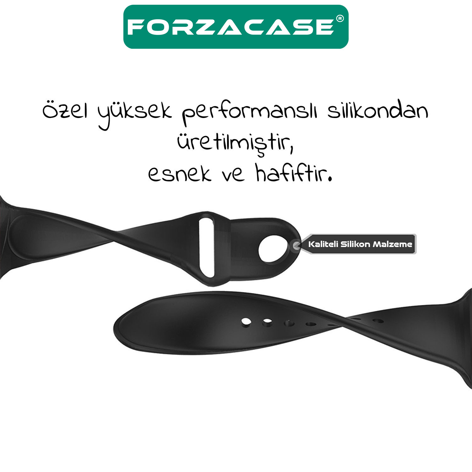 Forzacase%20Samsung%20Gear%20S4%2042mm%20ile%20Yumuşak%20Jel%20Şık%20uyumlu%20Silikon%20Kordon%20Kayış%20-%20FC876