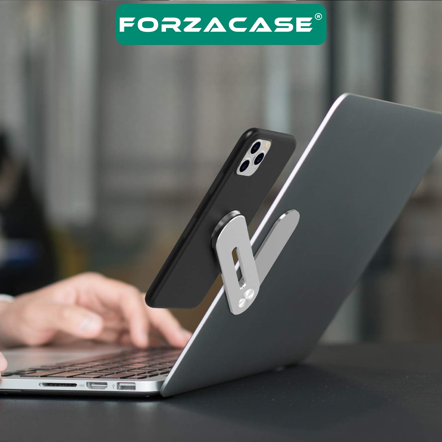 Forzacase%20Metal%20Ayarlanabilir%20Laptop%20Ve%20Monitör%20Yanı%20Manyetik%20Telefon%20Tutucu%20Mıknatıslı%20-%20FC880