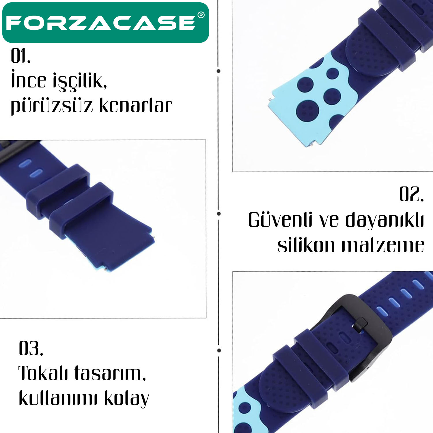 Forzacase%20TCL%20Movetime%20MT42X%20Akıllı%20Çocuk%20Saat%20ile%20uyumlu%20Çift%20Renk%20Şık%20Silikon%20Kordon%20Kayış%20-%20FC891