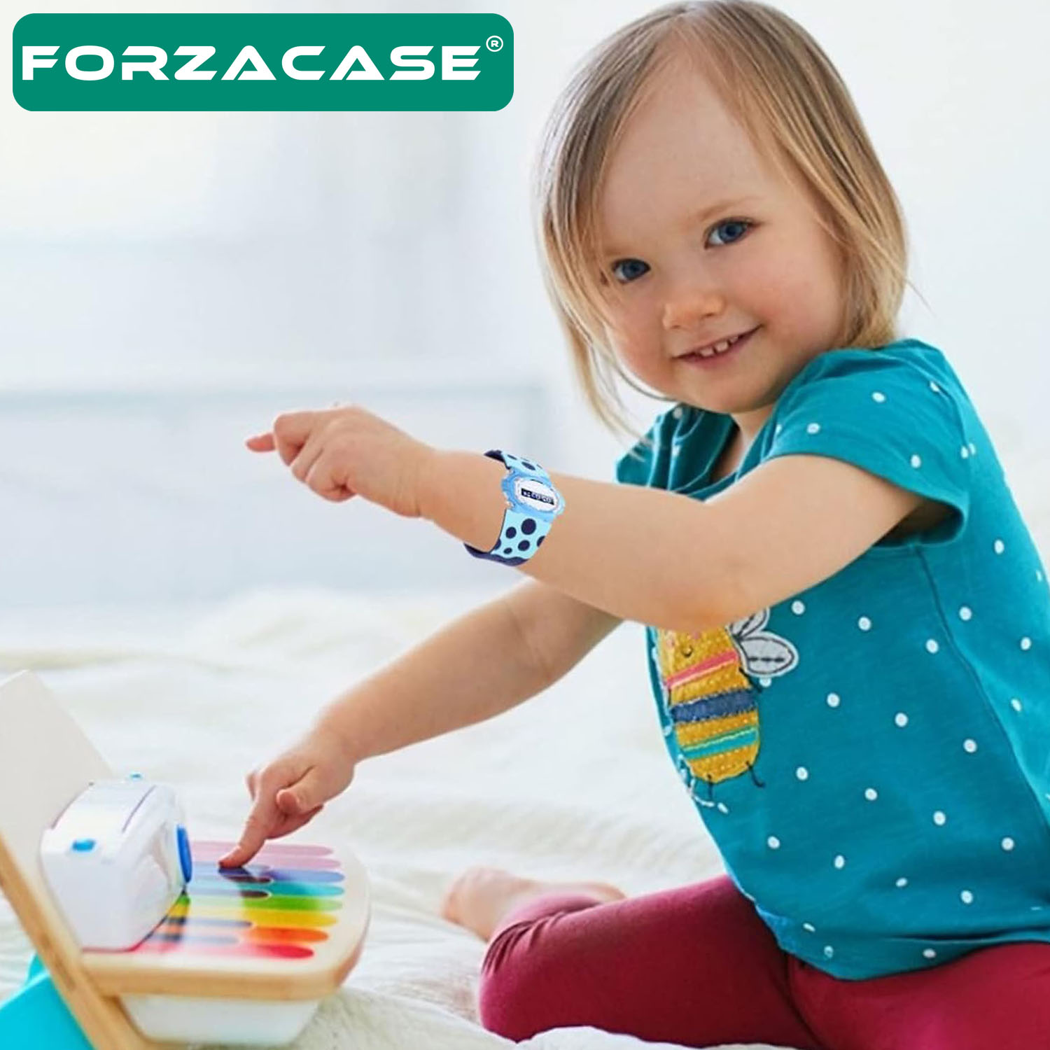 Forzacase%20Reeder%20Kiddo%202%20Akıllı%20Çocuk%20Saat%20ile%20uyumlu%20Çift%20Renk%20Şık%20Silikon%20Kordon%20Kayış%20-%20FC891