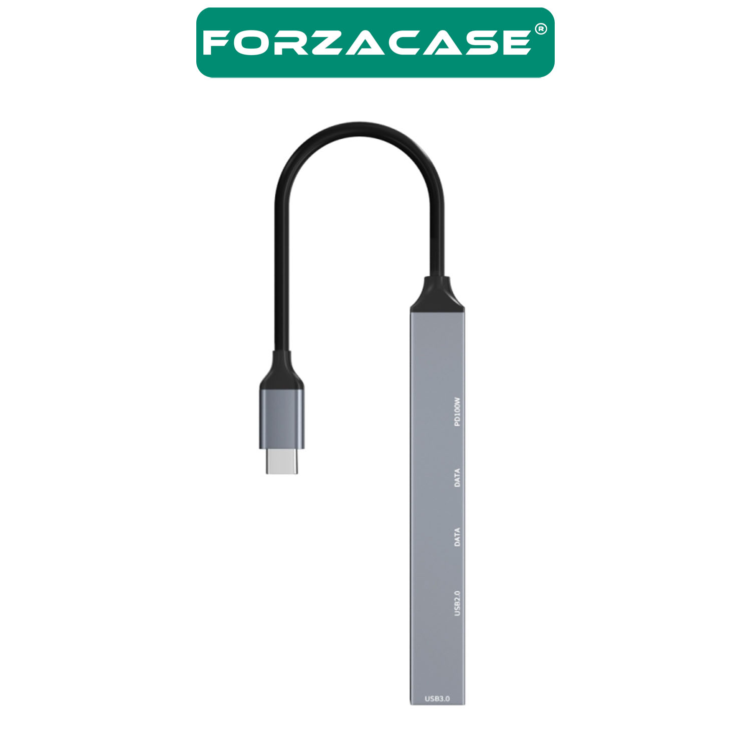 Forzacase%205in1%20Type-C%20to%20USB%203.0%20PD%20Çoklayıcı%20100W%20Şarj%20Adaptörü%20USB-C%20Çoklayıcı%20Çevirici%20-%20FC902