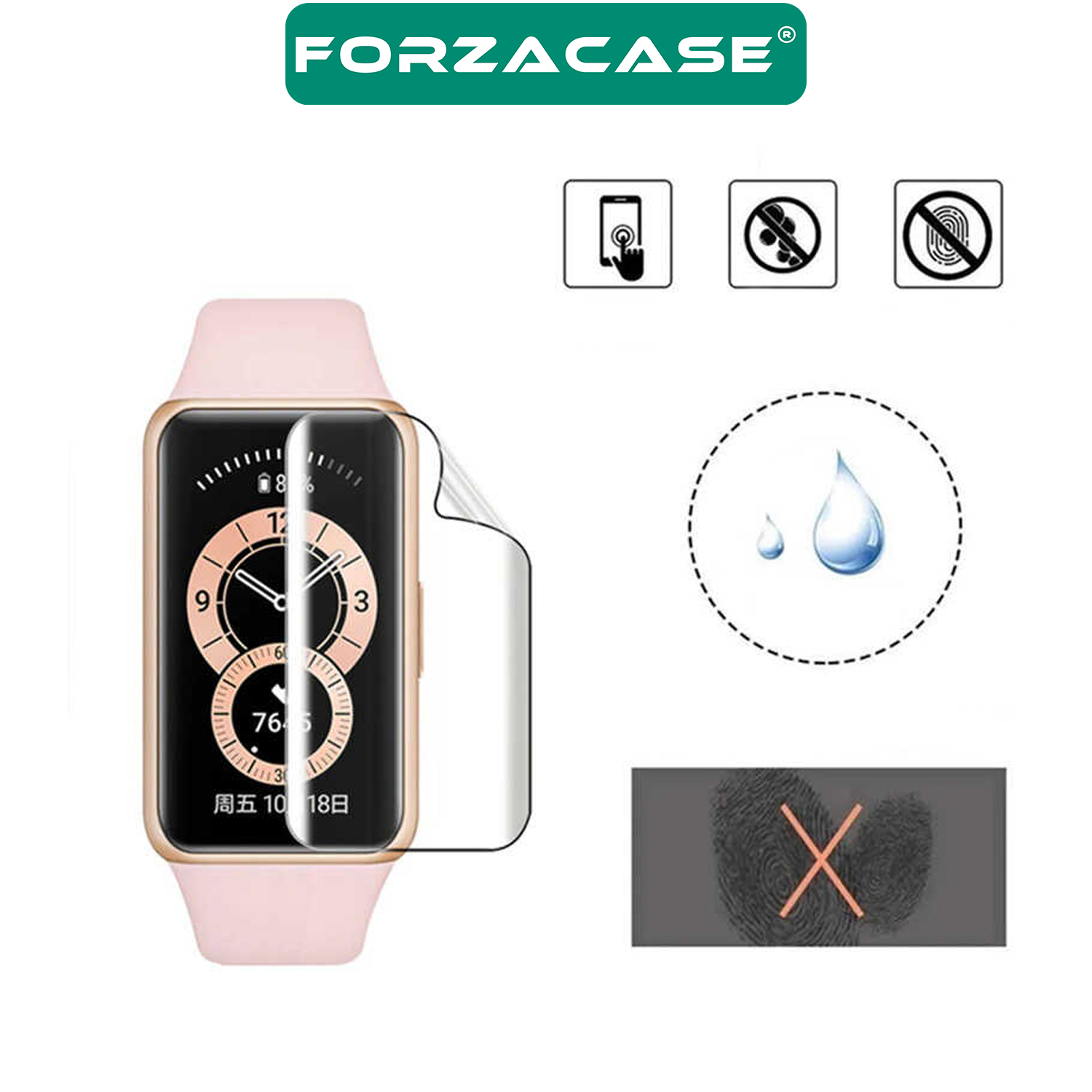 Forzacase%20Huawei%20Watch%20Fit%202%20ile%20uyumlu%20Hydrogel%20Esnek%20Ekran%20Koruma%20Filmi%20-%20FC250