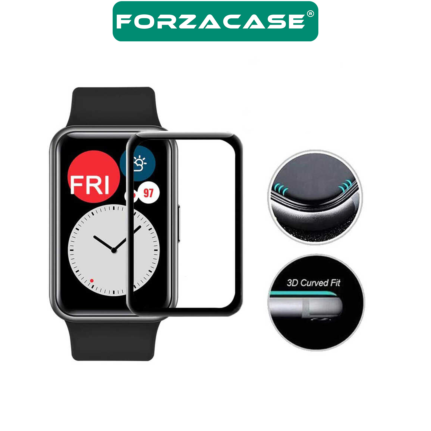 Forzacase%20Huawei%20Watch%20Fit%202%20için%20Metal%20Mıknatıslı%20Kordon%20Kayış%20+%20Ekran%20Koruyucu%20Film%20-%20FC297