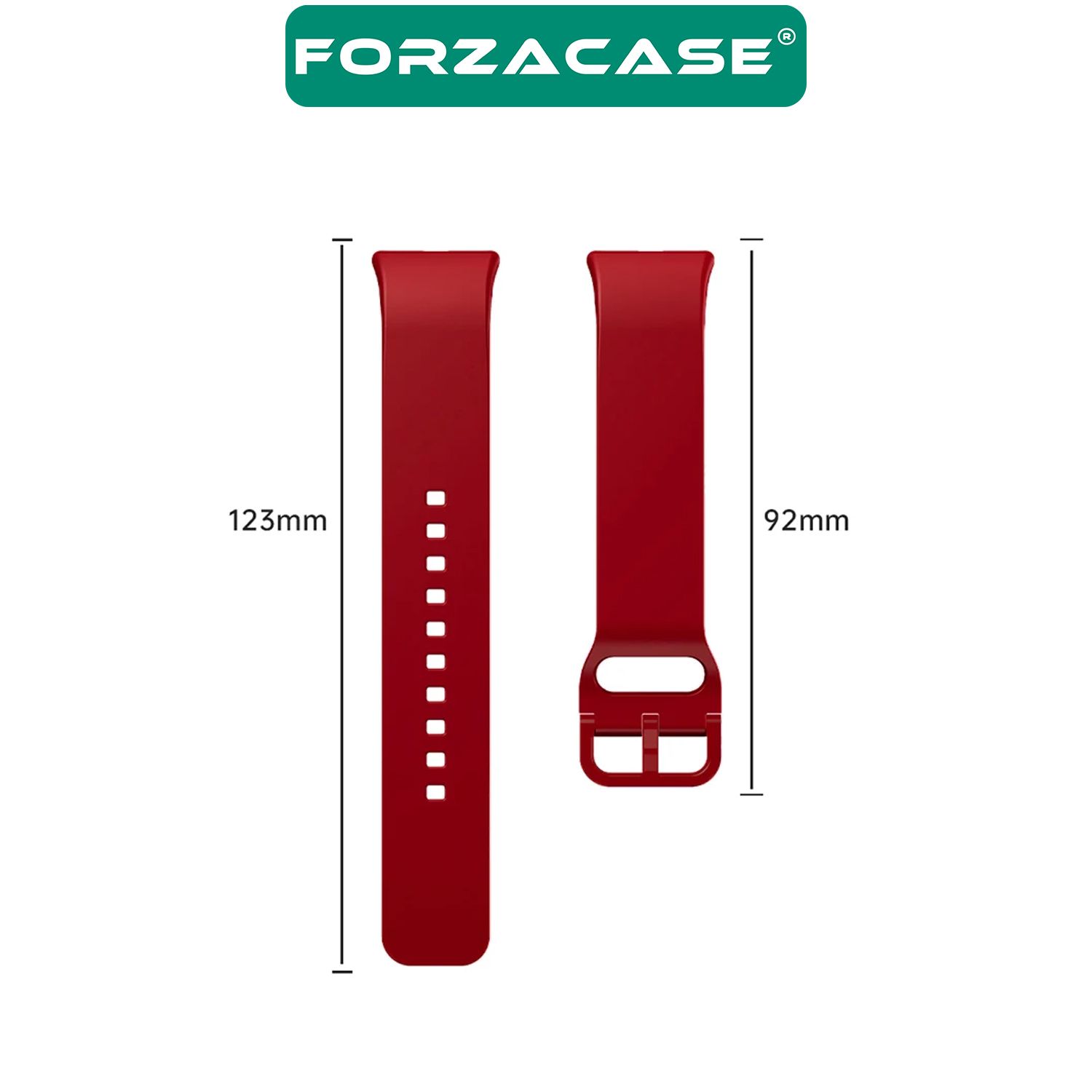 Forzacase%20Samsung%20Galaxy%20Fit%203%20için%20Tokalı%20Silikon%20Kordon%20Kayış%20-%20FC440