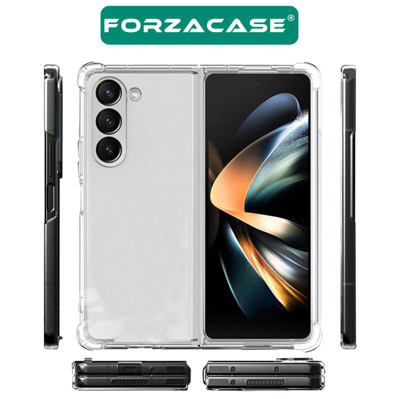 Forzacase%20Samsung%20Galaxy%20Z%20Fold6%20ile%20uyumlu%20Crystal%20Serisi%20Anti%20Shock%20Sert%20Silikon%20Kılıf