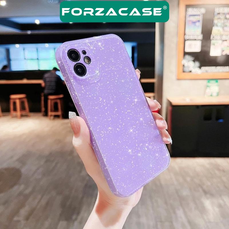 Forzacase%20iPhone%2014%20Pro%20Max%20uyumlu%20Glare%20Serisi%20Kamera%20Korumalı%20Simli%20Silikon%20Kılıf