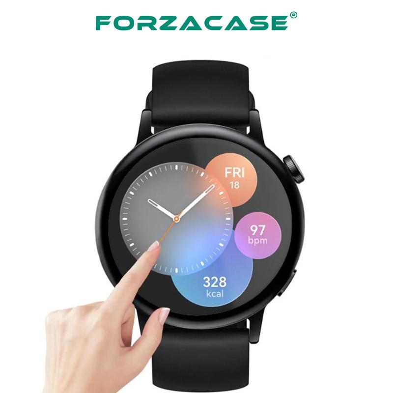 Forzacase%20Huawei%20Watch%20GT%203%2042mm%20için%20Çerçeveli%20Tam%20Kaplayan%203D%20Pet%20Ekran%20Koruyucu%20Film%20-%20FC016