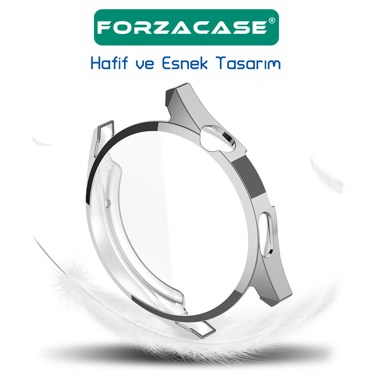 Forzacase%20Huawei%20Watch%20GT%203%2046mm%20ile%20uyumlu%20Önü%20Kapalı%20Ekran%20Korumalı%20Silikon%20Kılıf%20-%20FC010