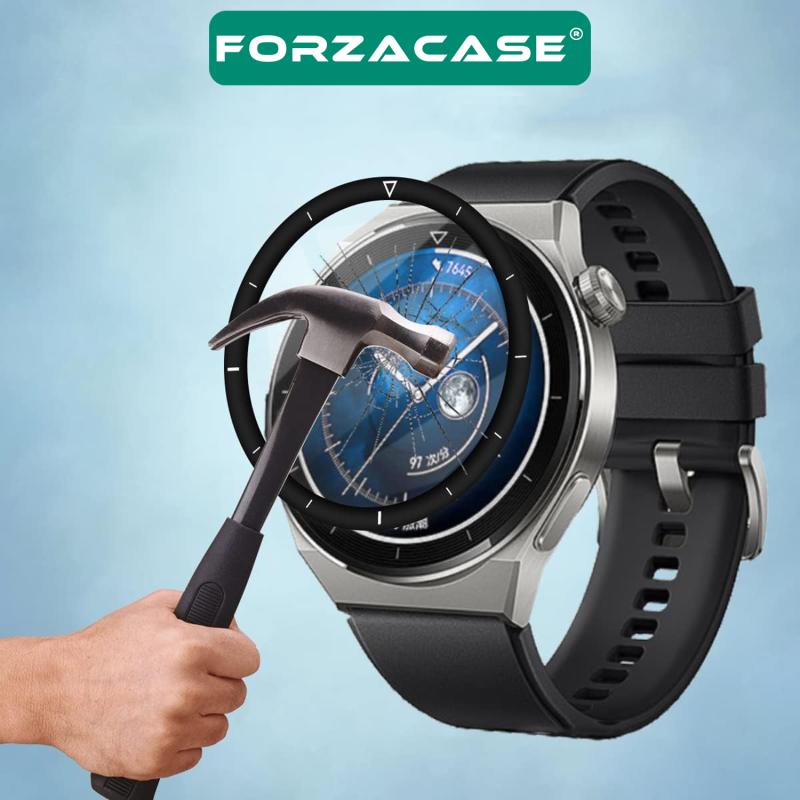 Forzacase%20Huawei%20Watch%20GT3%20Pro%2046%20mm%20için%20Çerçeveli%20Tam%20Kaplayan%203D%20Pet%20Ekran%20Koruyucu%20Film%20-%20FC016